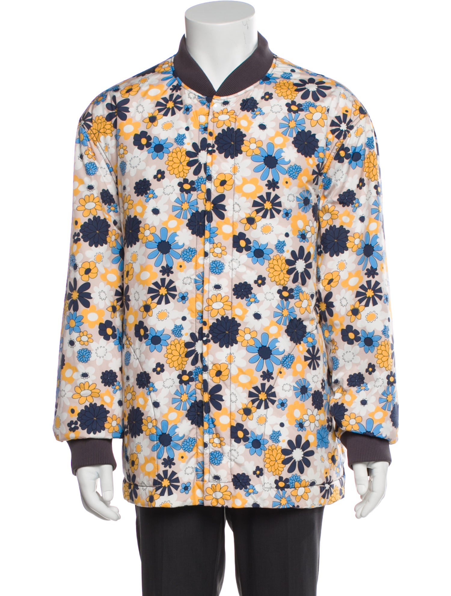 Marni Floral Print Trucker Jacket