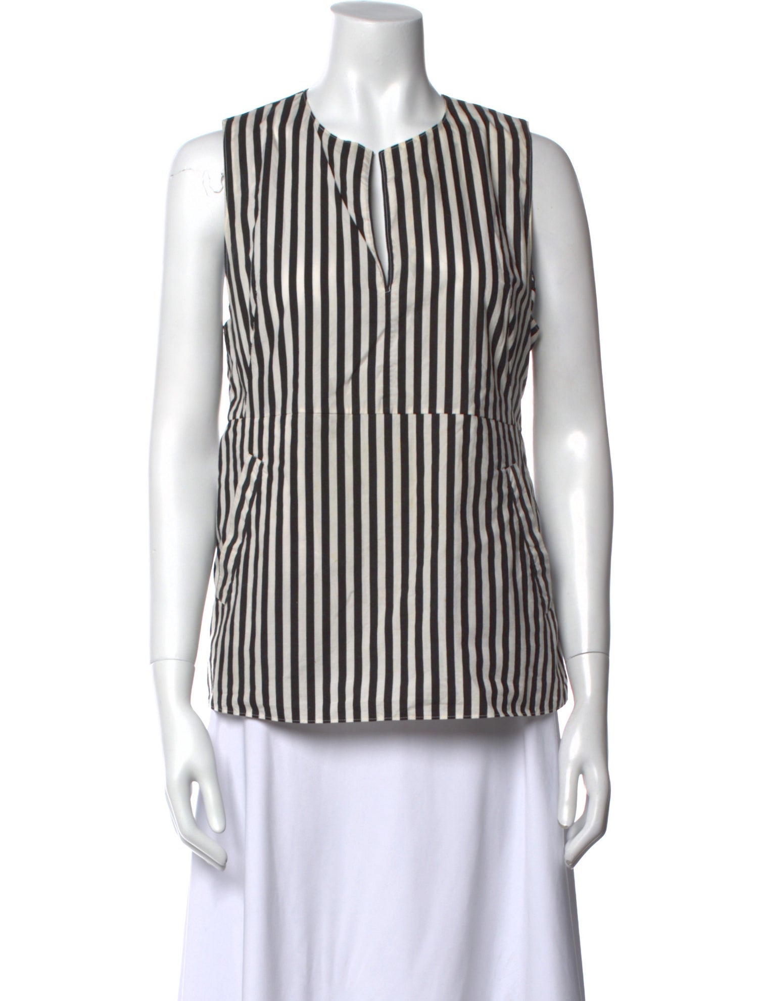 Marni Striped Crew Neck Blouse