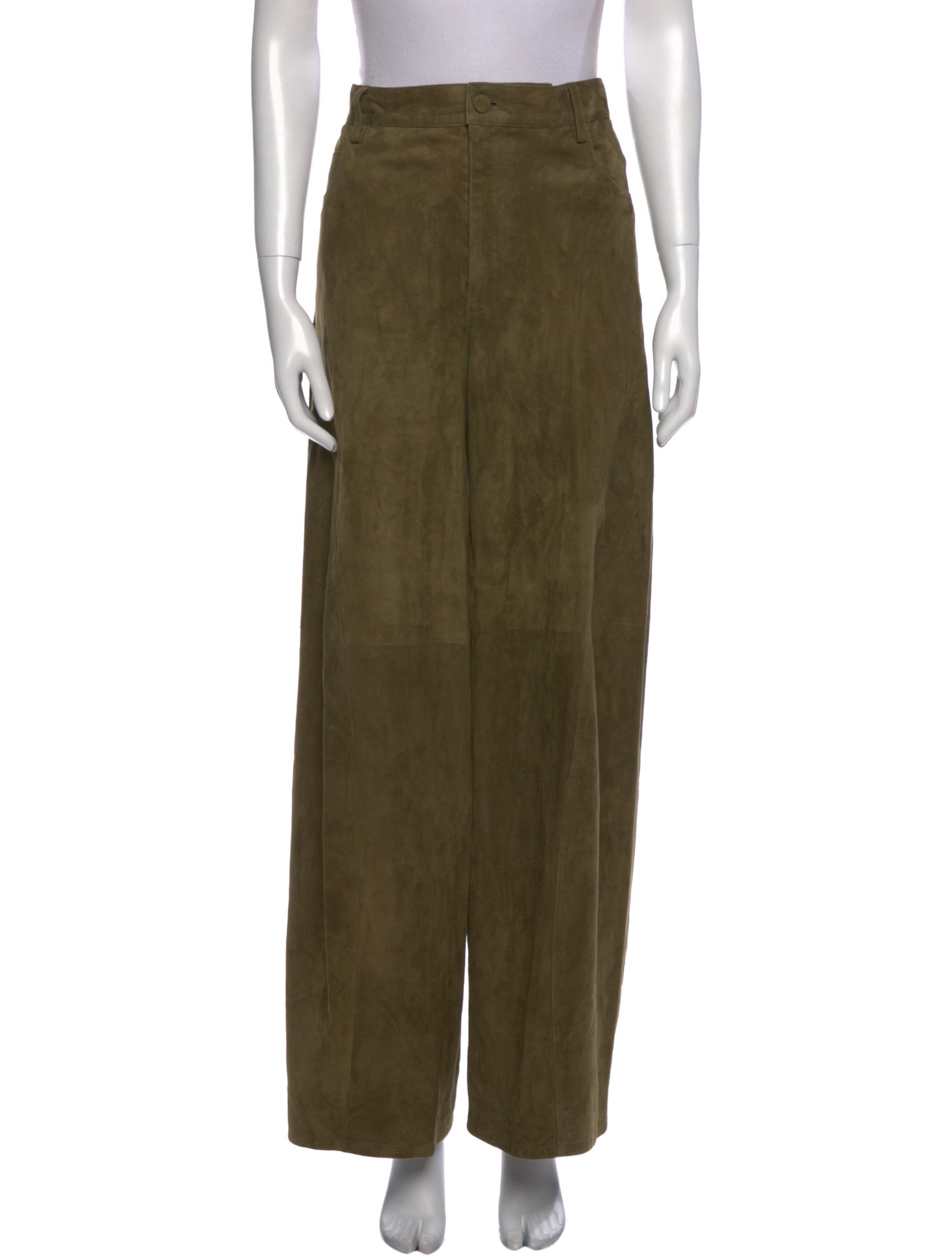 Marni Leather Wide Leg Pants