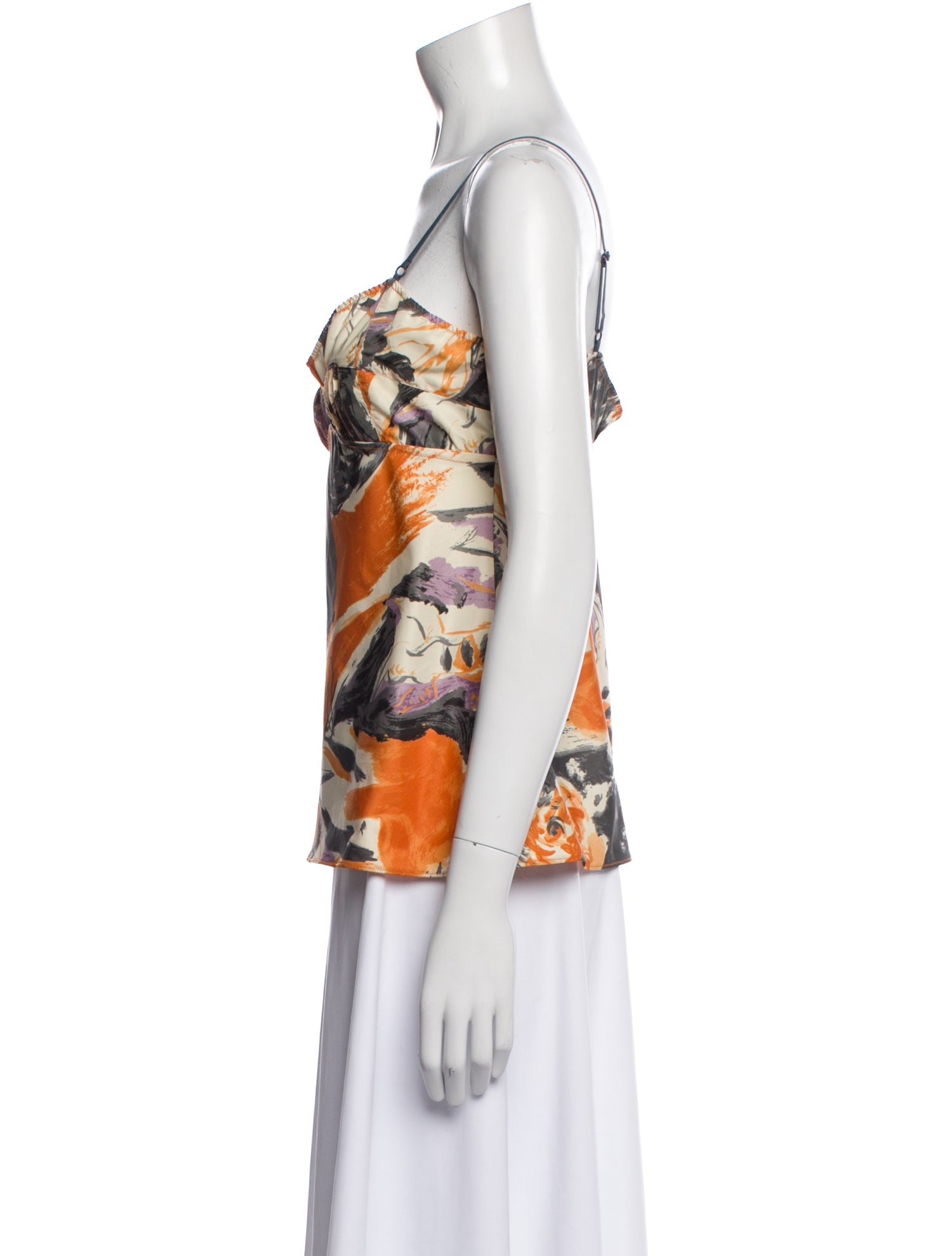 Marni Printed Cowl Neck Top