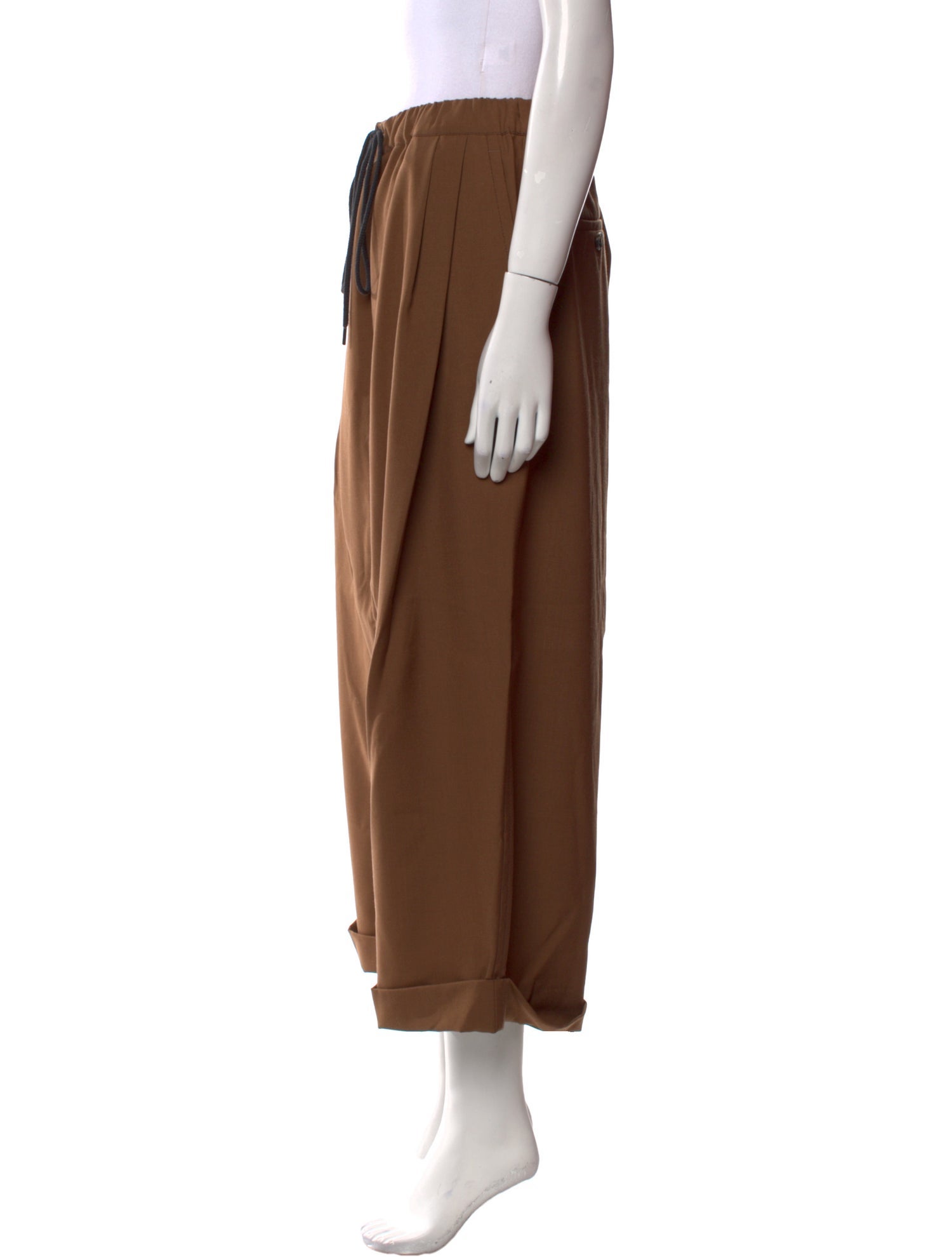 Marni Virgin Wool Wide Leg Pants