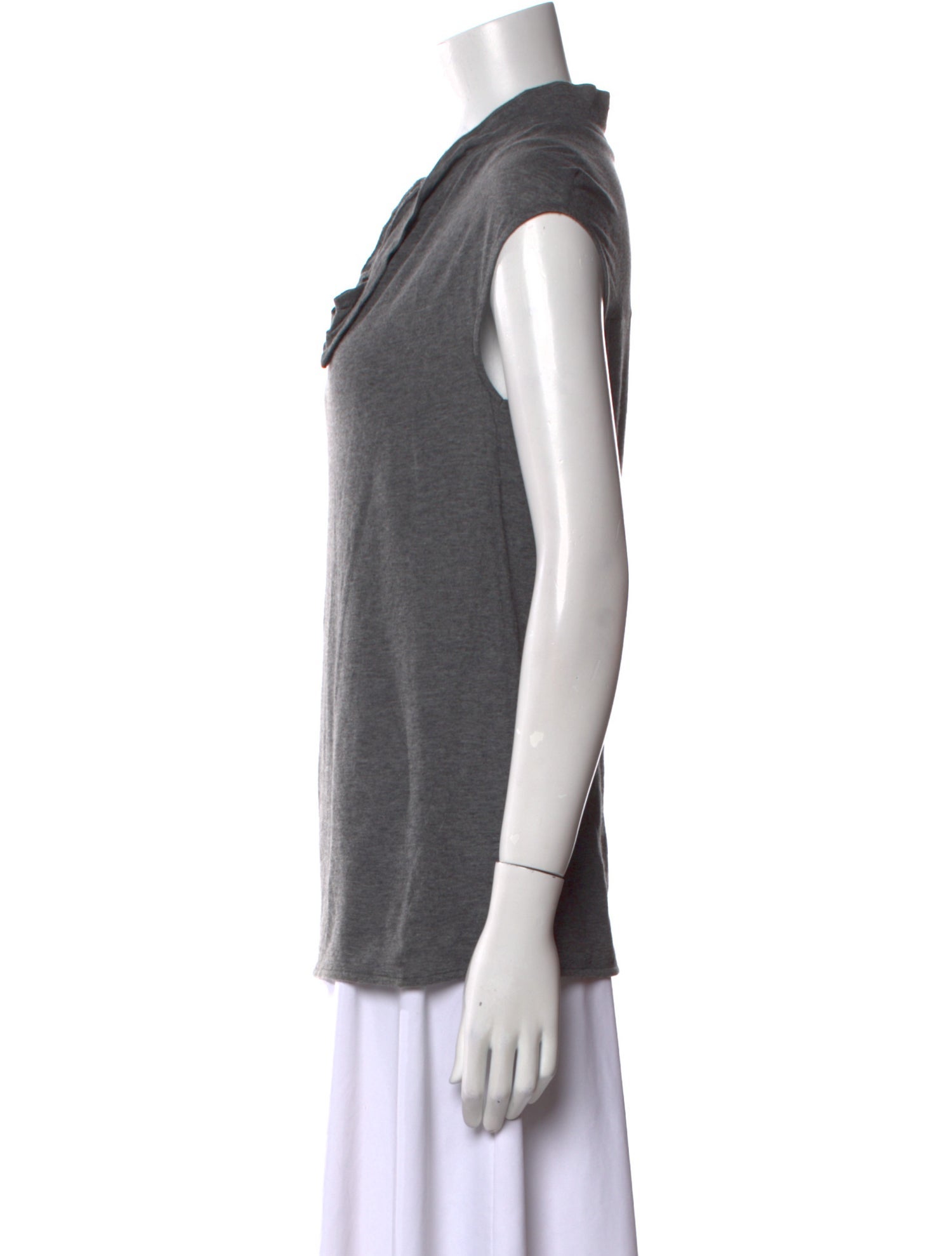 Marni Cowl Neck Sleeveless Top