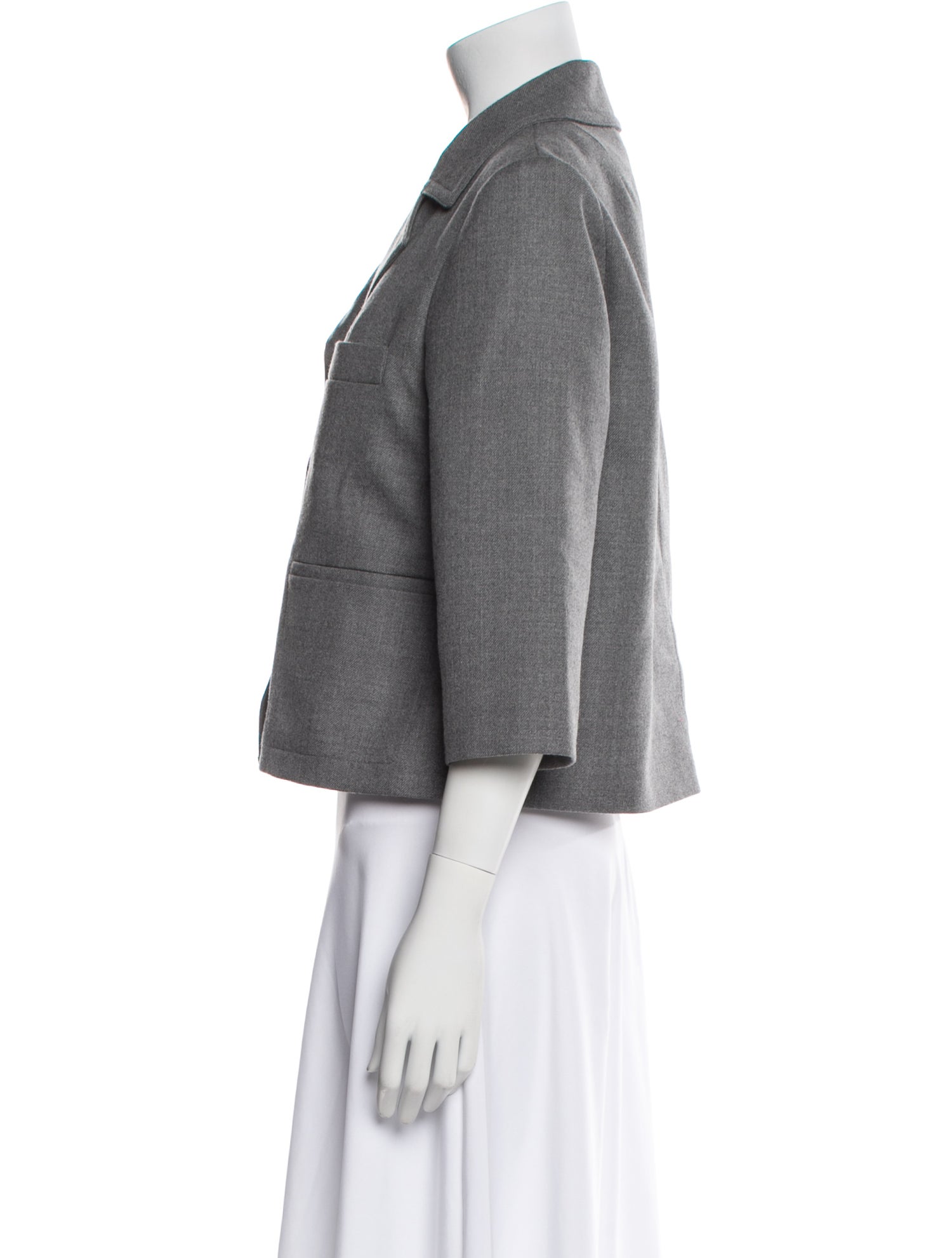 Marni Virgin Wool Plaid Print Blazer