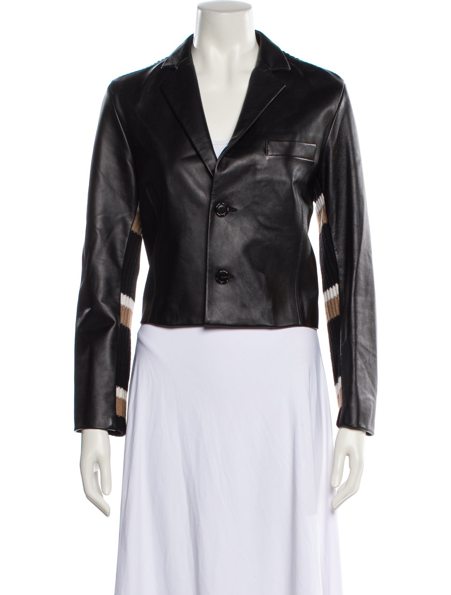 Marni Lamb Leather Blazer