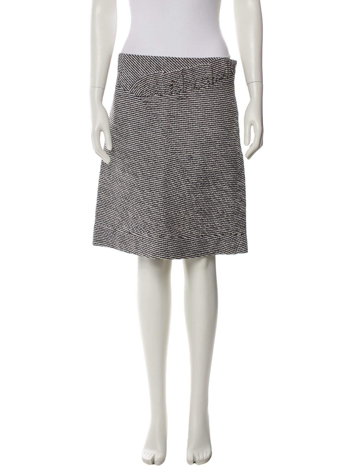 Marni Striped Knee-Length Skirt