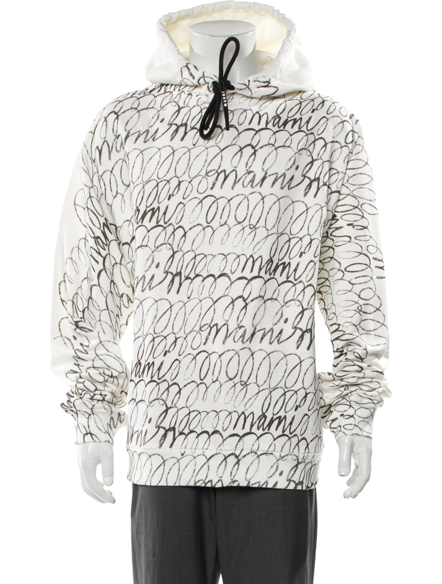 Marni Printed Crew Neck Hoodie w/ Tags