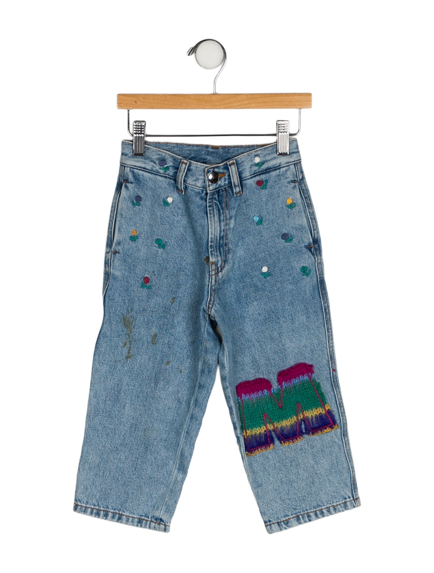 Marni Embroidered Denim Jeans