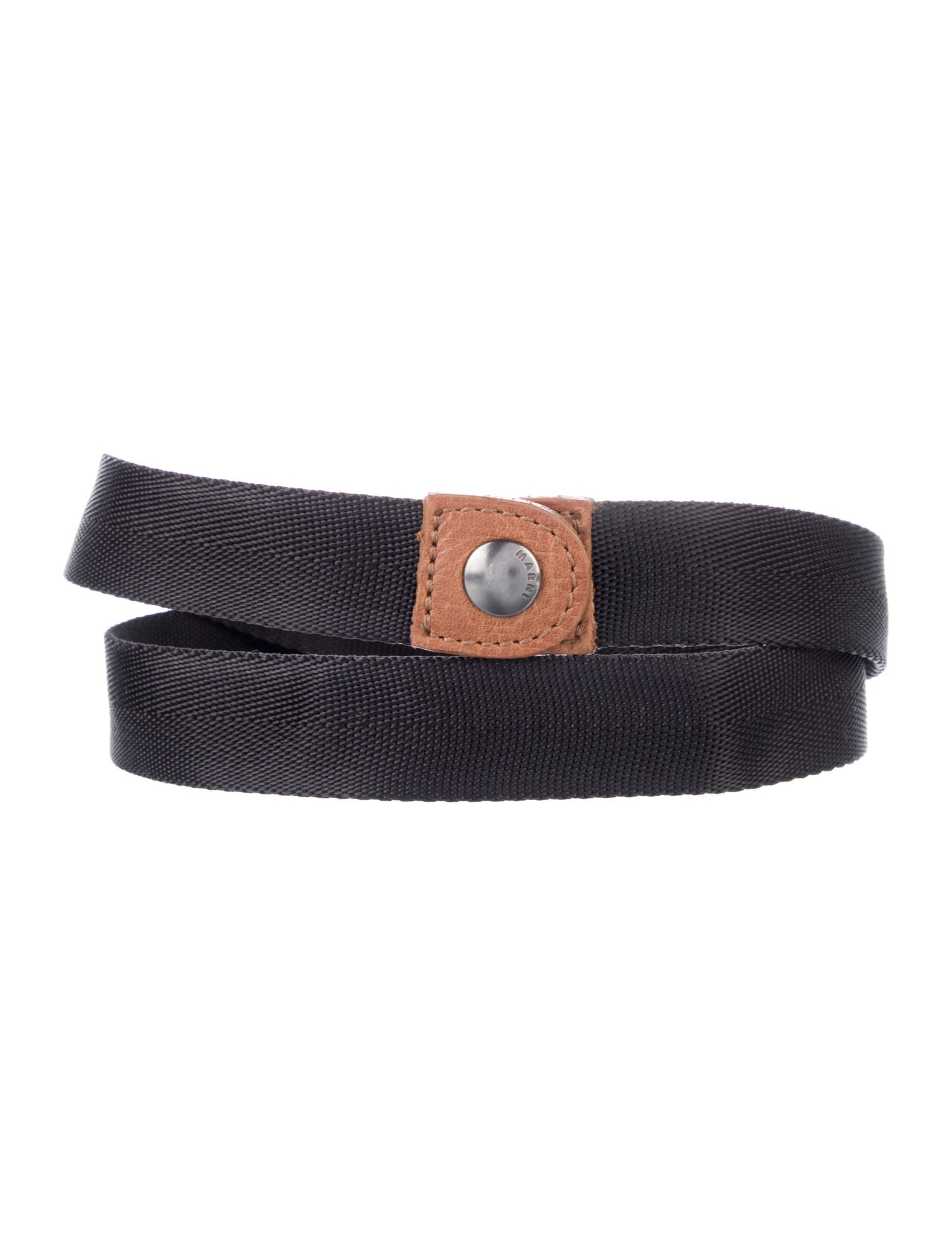 Marni Skinny Canvas Belt