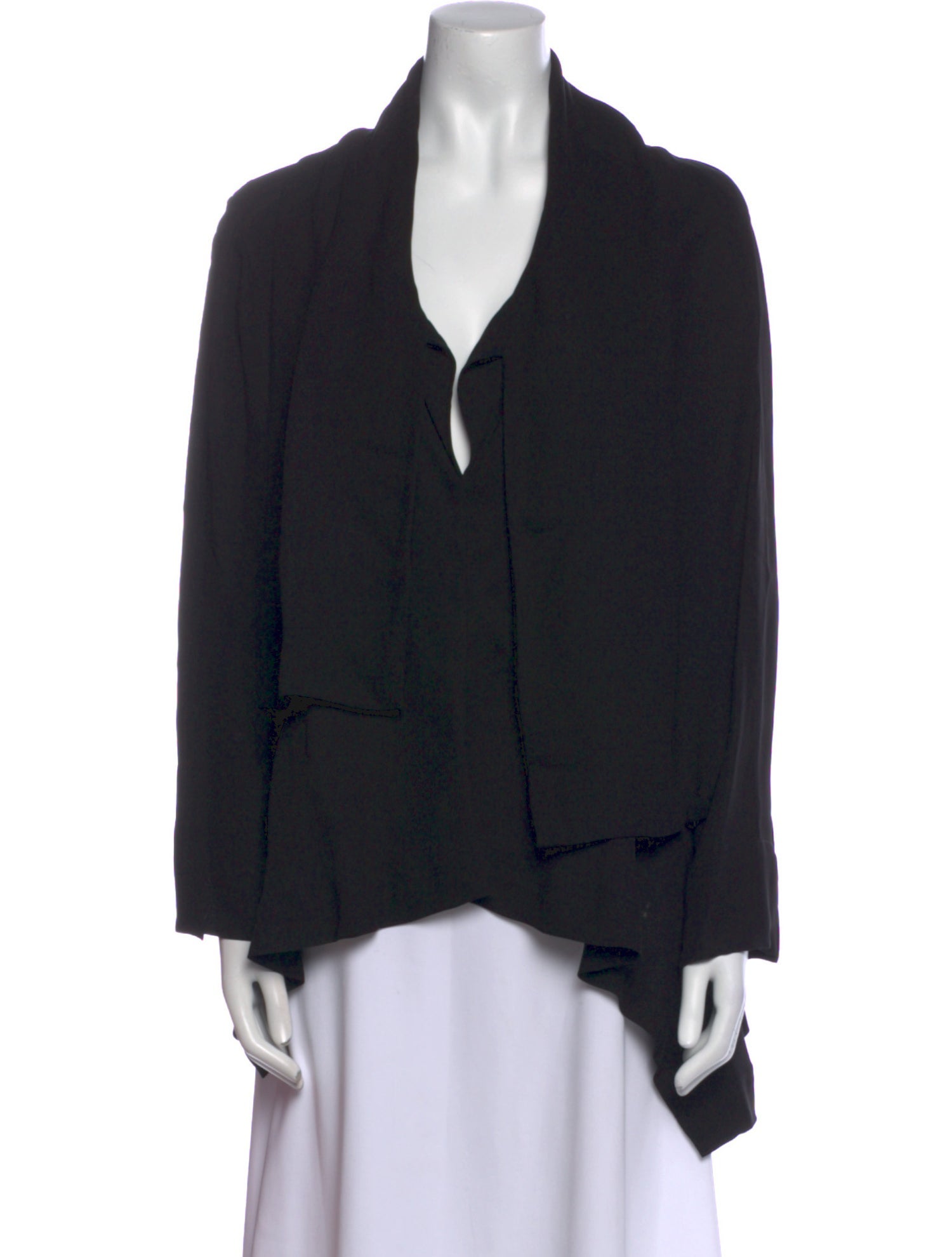 Marni V-Neck Long Sleeve Blouse