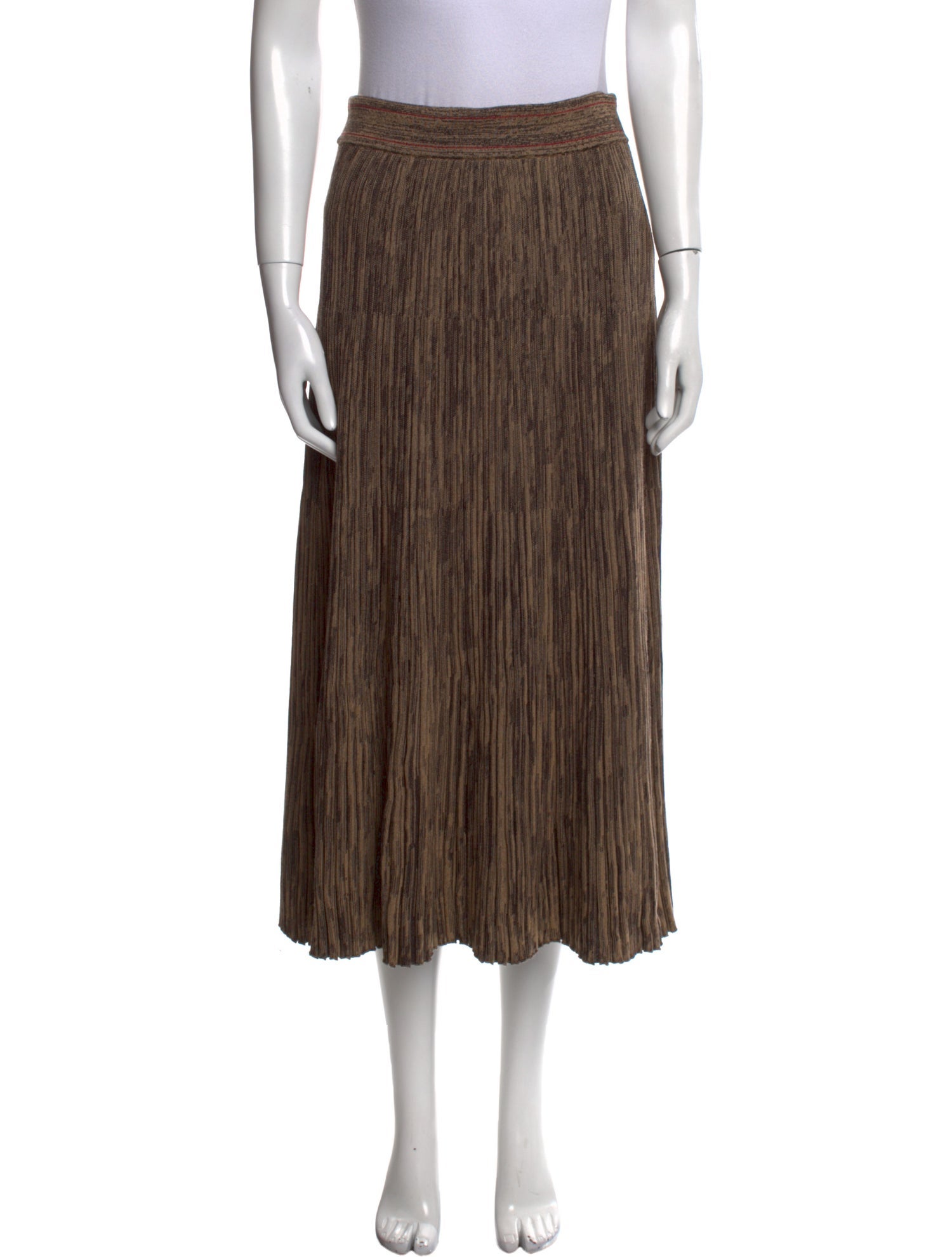 Marni Virgin Wool Midi Length Skirt
