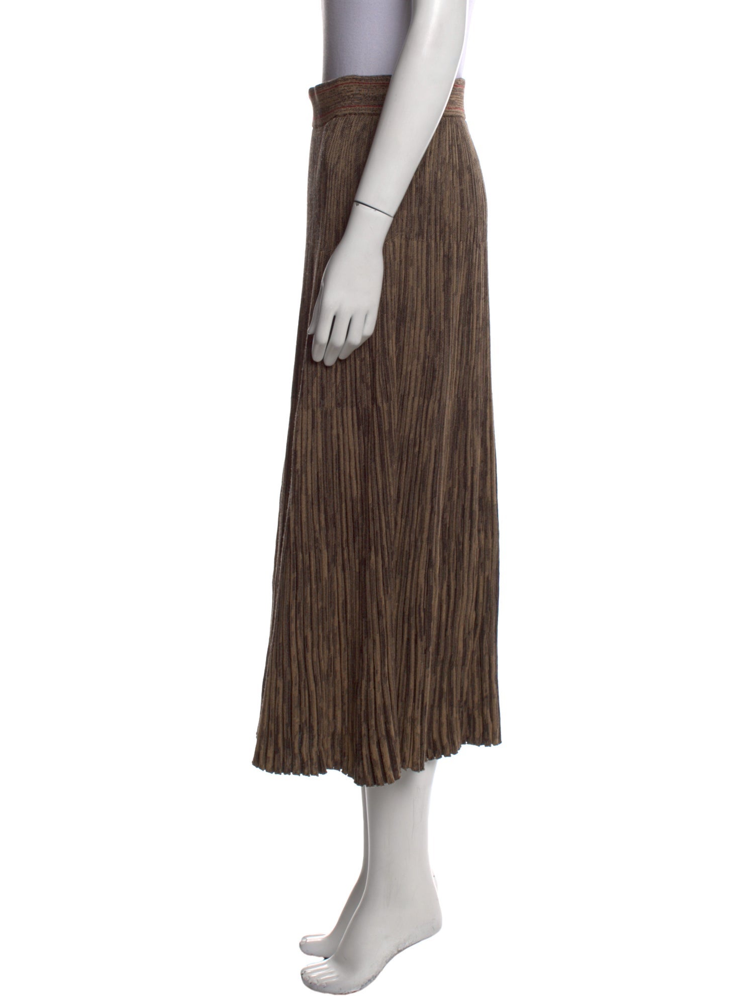 Marni Virgin Wool Midi Length Skirt