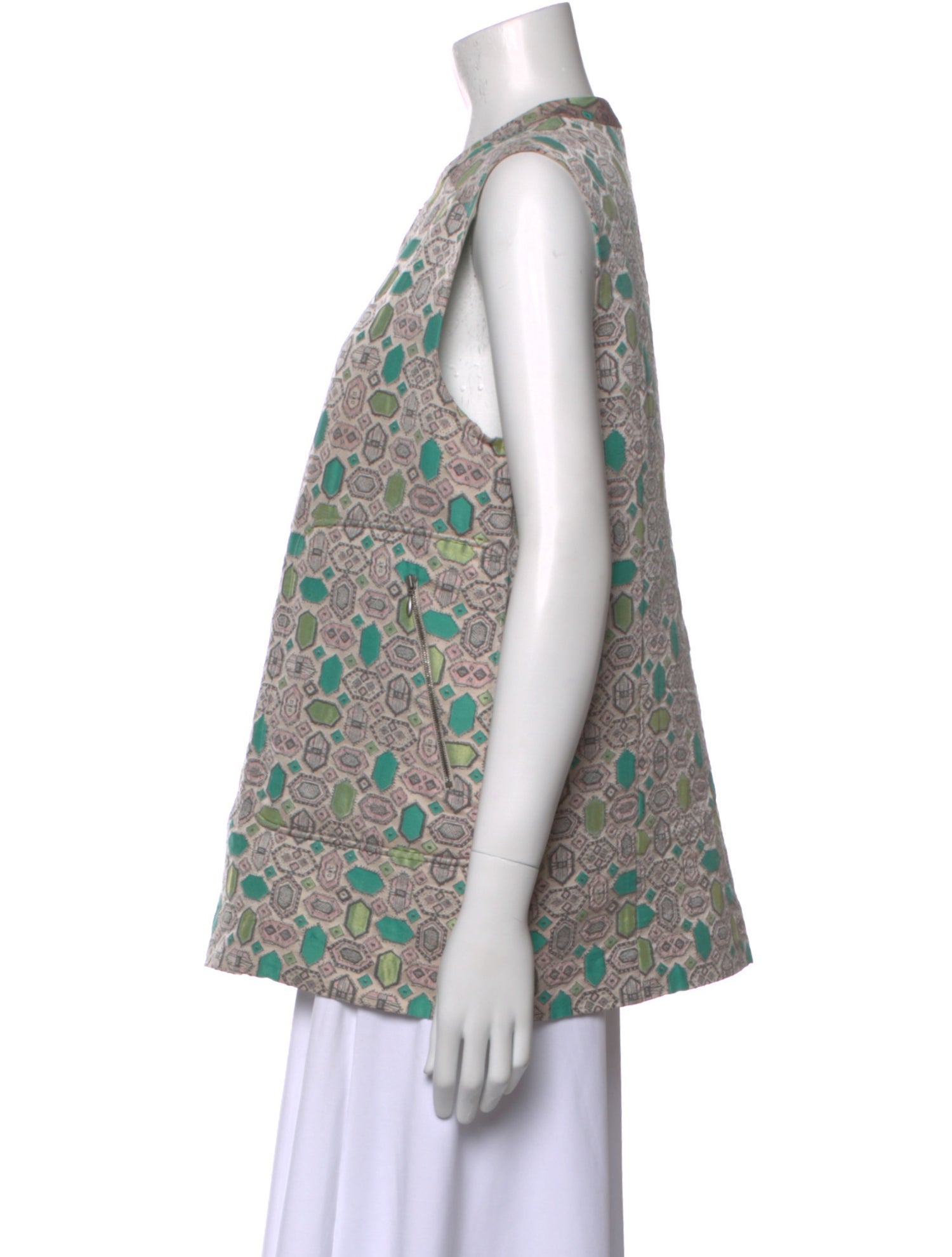 Marni Printed Crew Neck Tunic