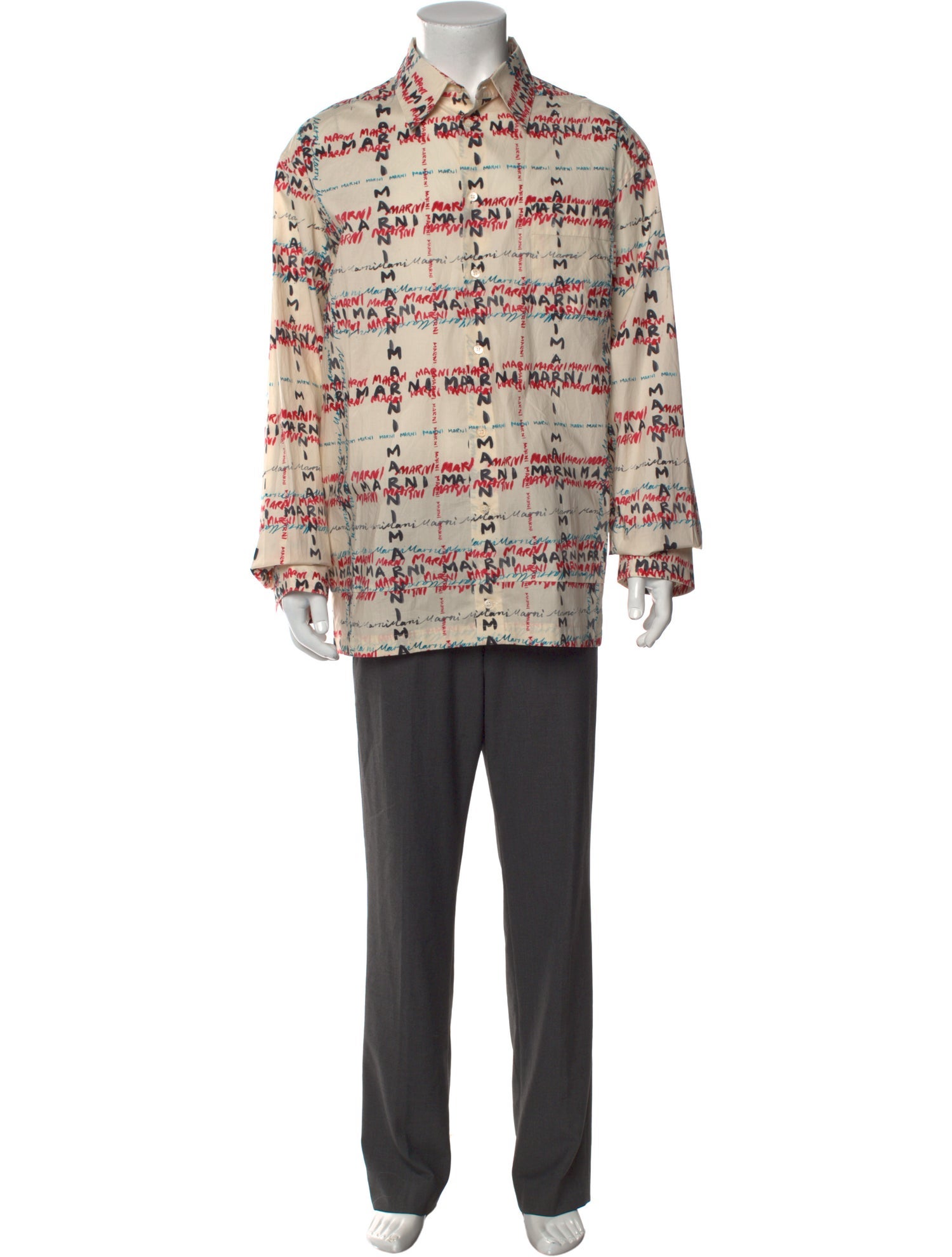 Marni Printed Long Sleeve Shirt