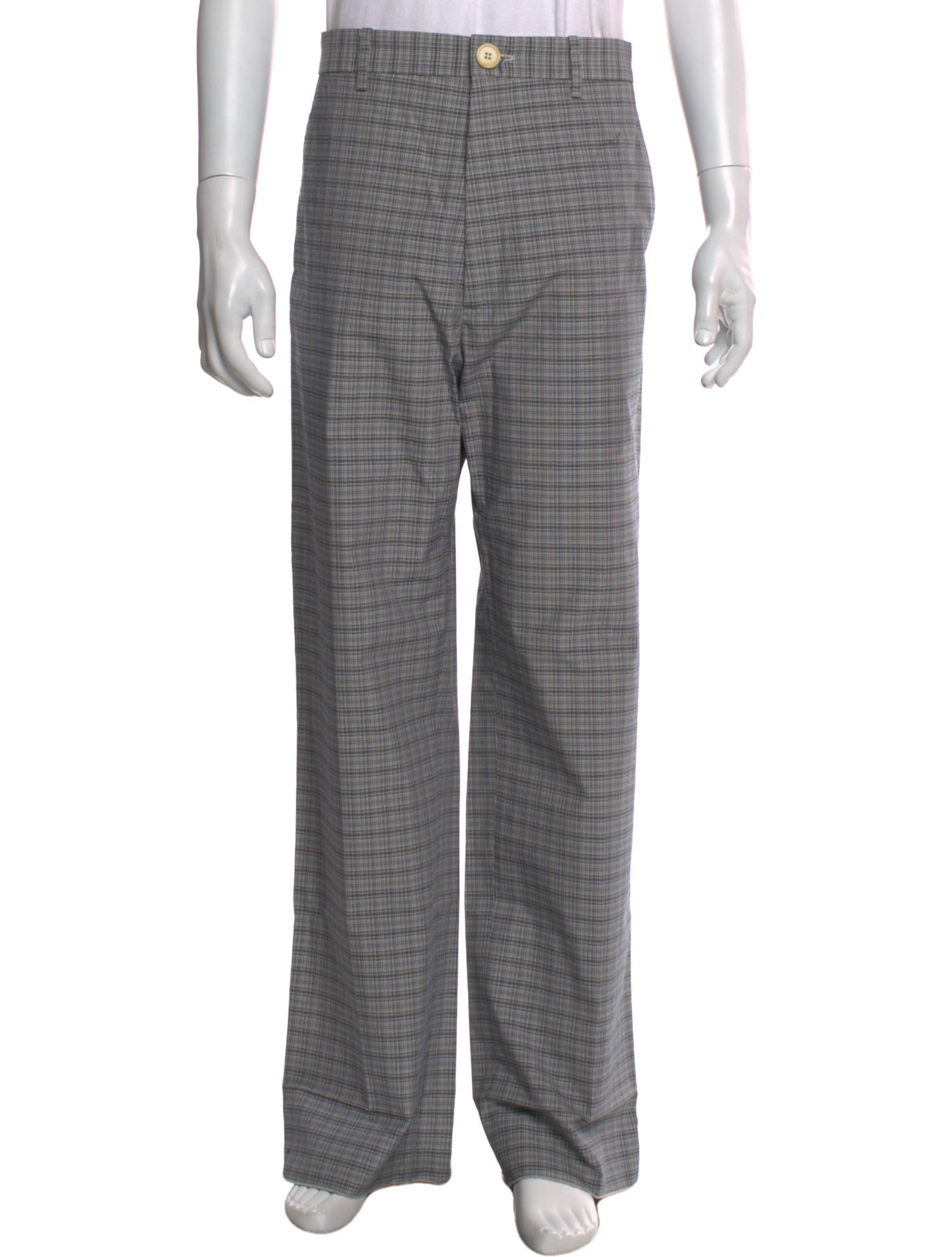 Marni Plaid Print Pants