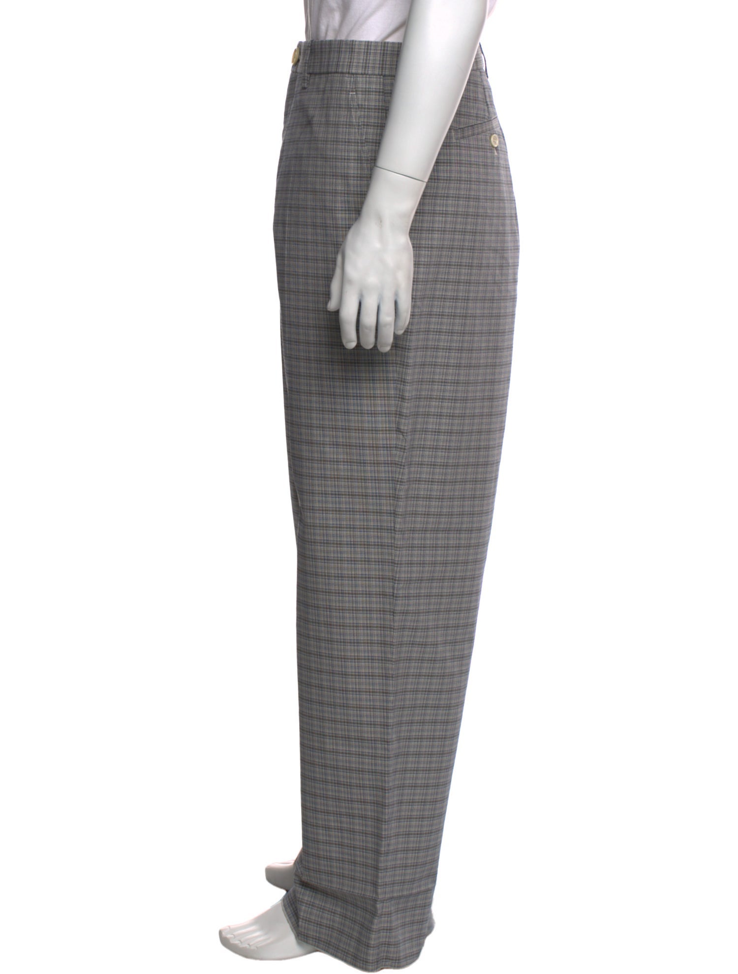 Marni Plaid Print Pants