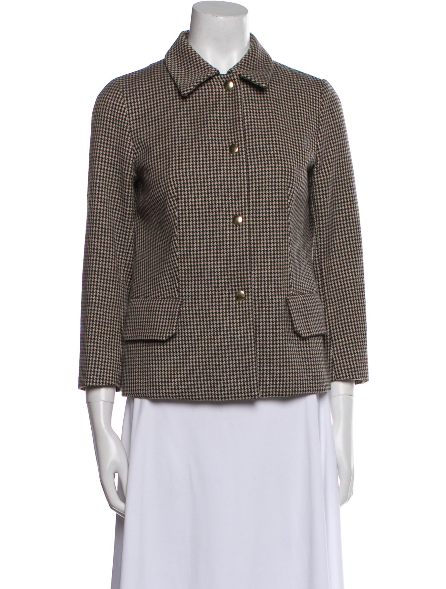 Marni Houndstooth Print Jacket