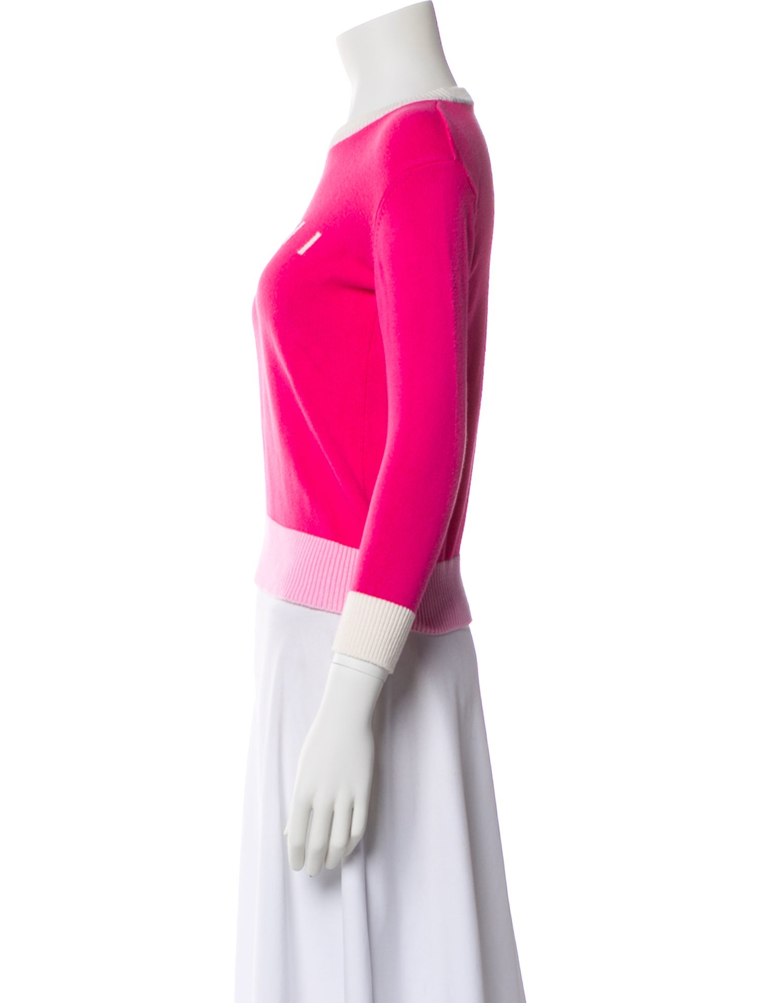 Marni kid girls' pink and white sweater