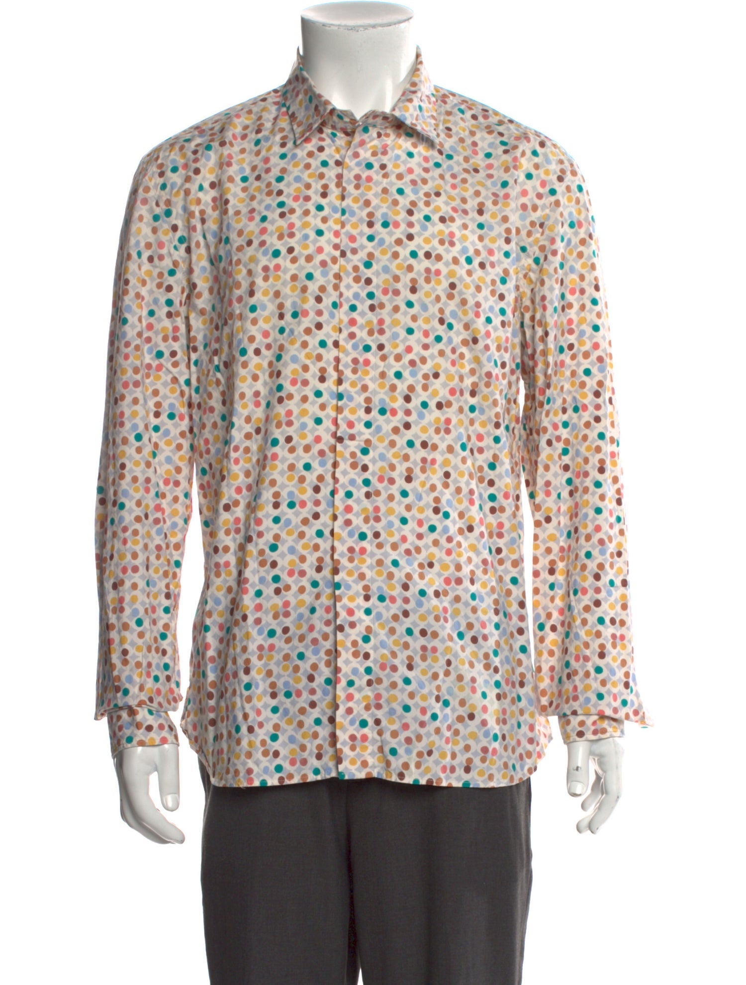 Marni Polka Dot Print Long Sleeve Shirt