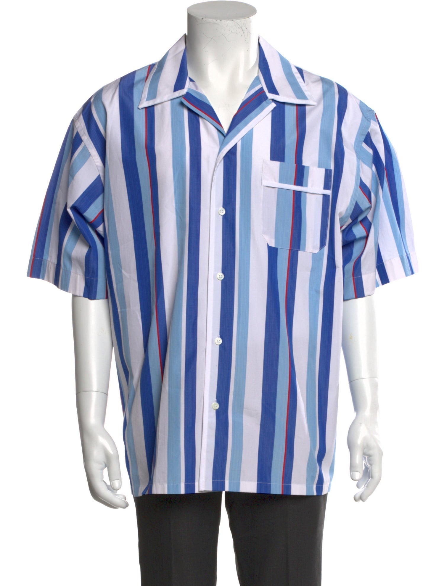 Marni Striped Short Sleeve Shirt w/ Tags