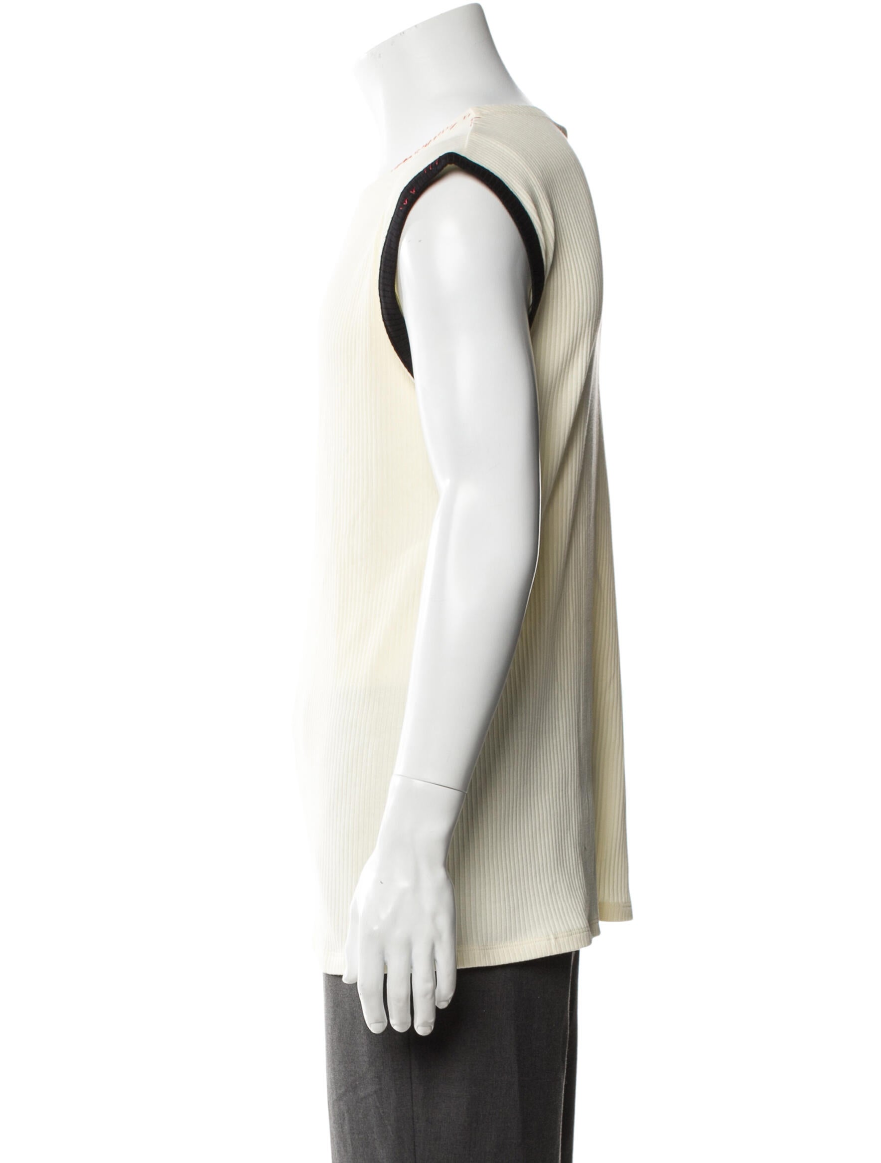 Marni Crew Neck Sleeveless T-Shirt w/ Tags