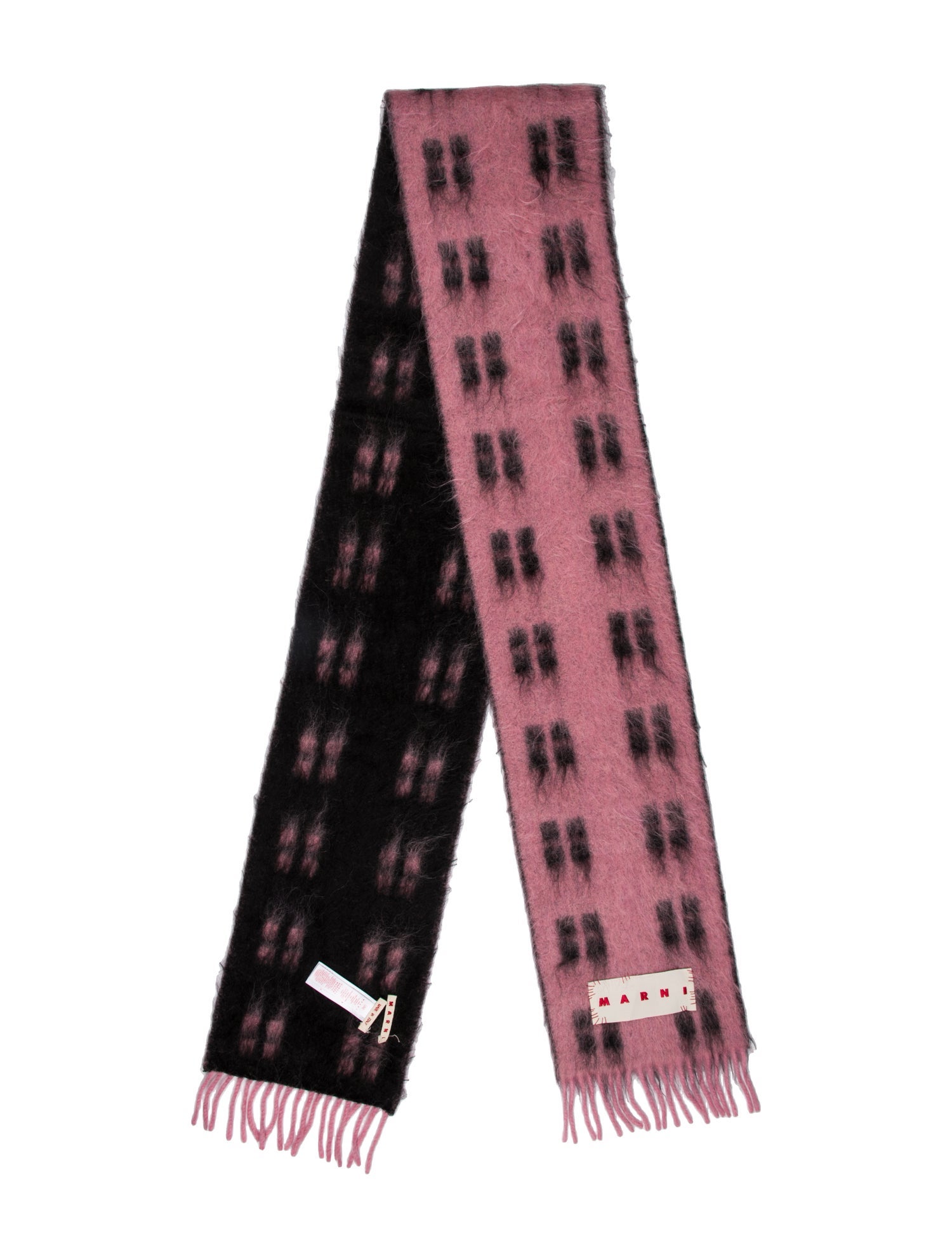 Marni Wool Striped Scarf w/ Tags