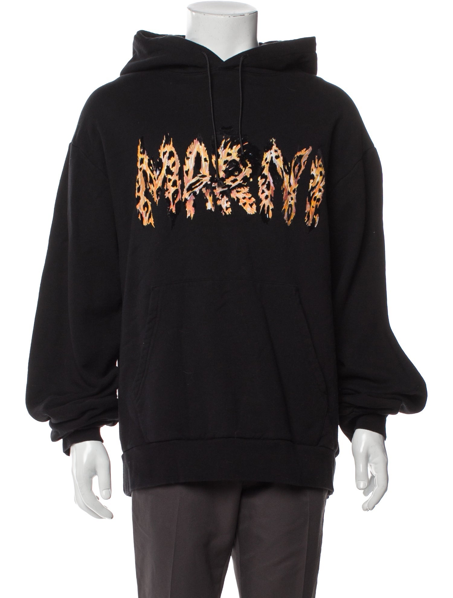 Marni Graphic Print Crew Neck Hoodie