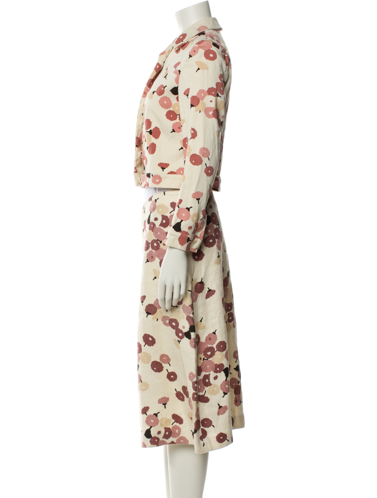 Marni Floral Print Skirt Set