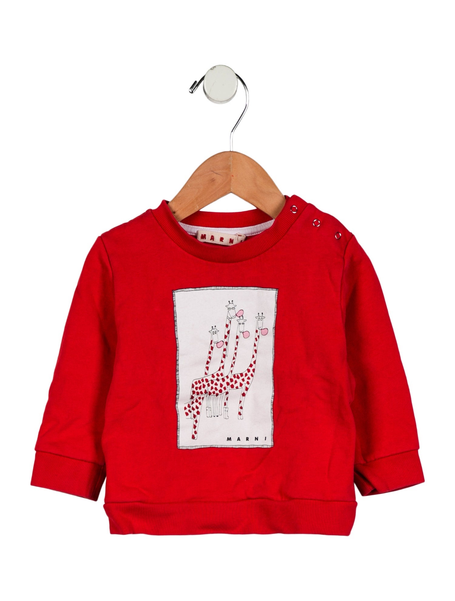 Marni Toddler Girls' Giraffe Graphic Sweatshirt