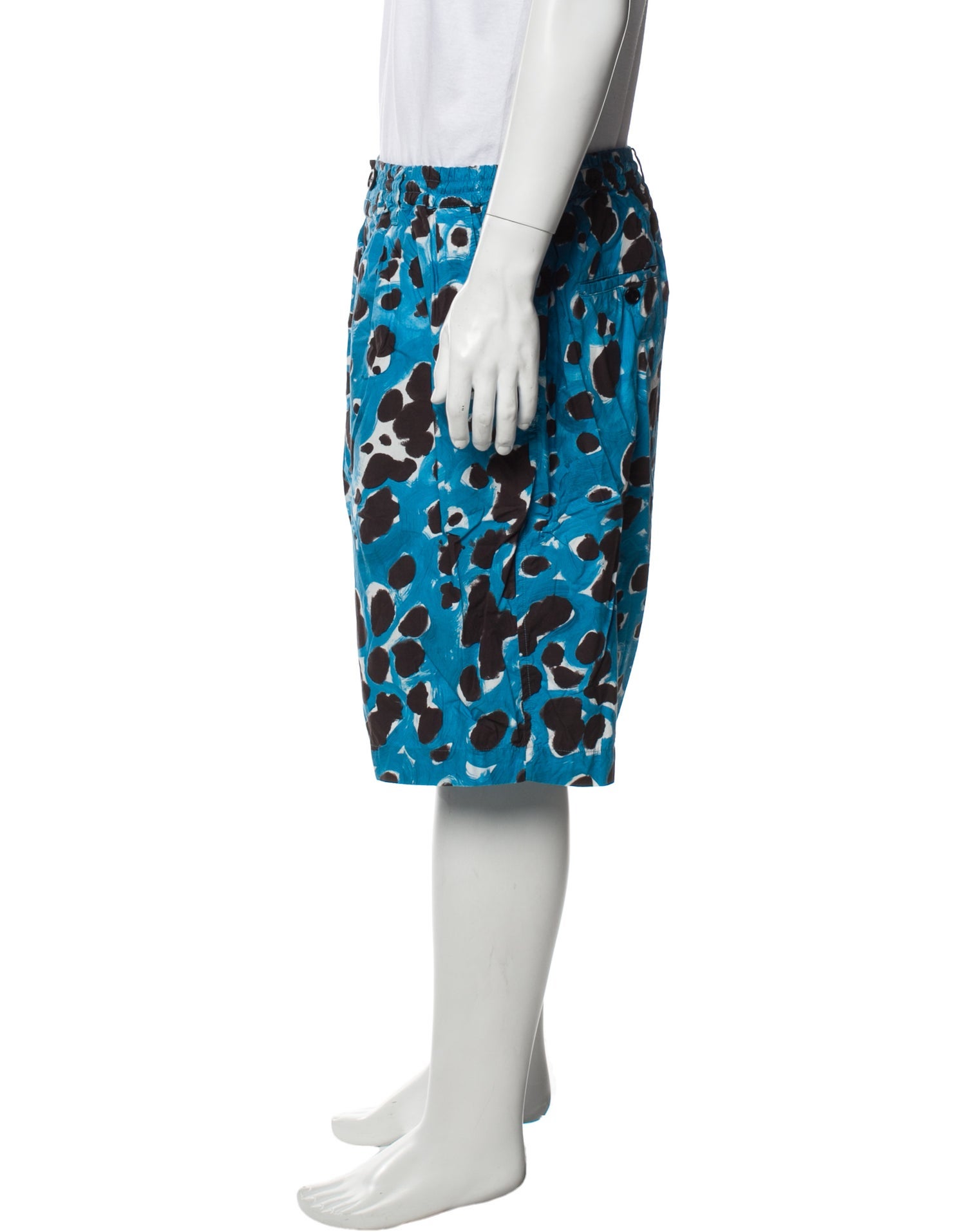 Marni Animal Print Jogger Shorts