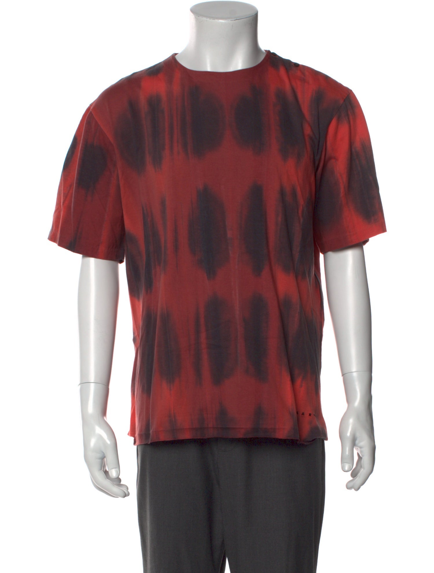 Marni Tie-Dye Print Short Sleeve Shirt