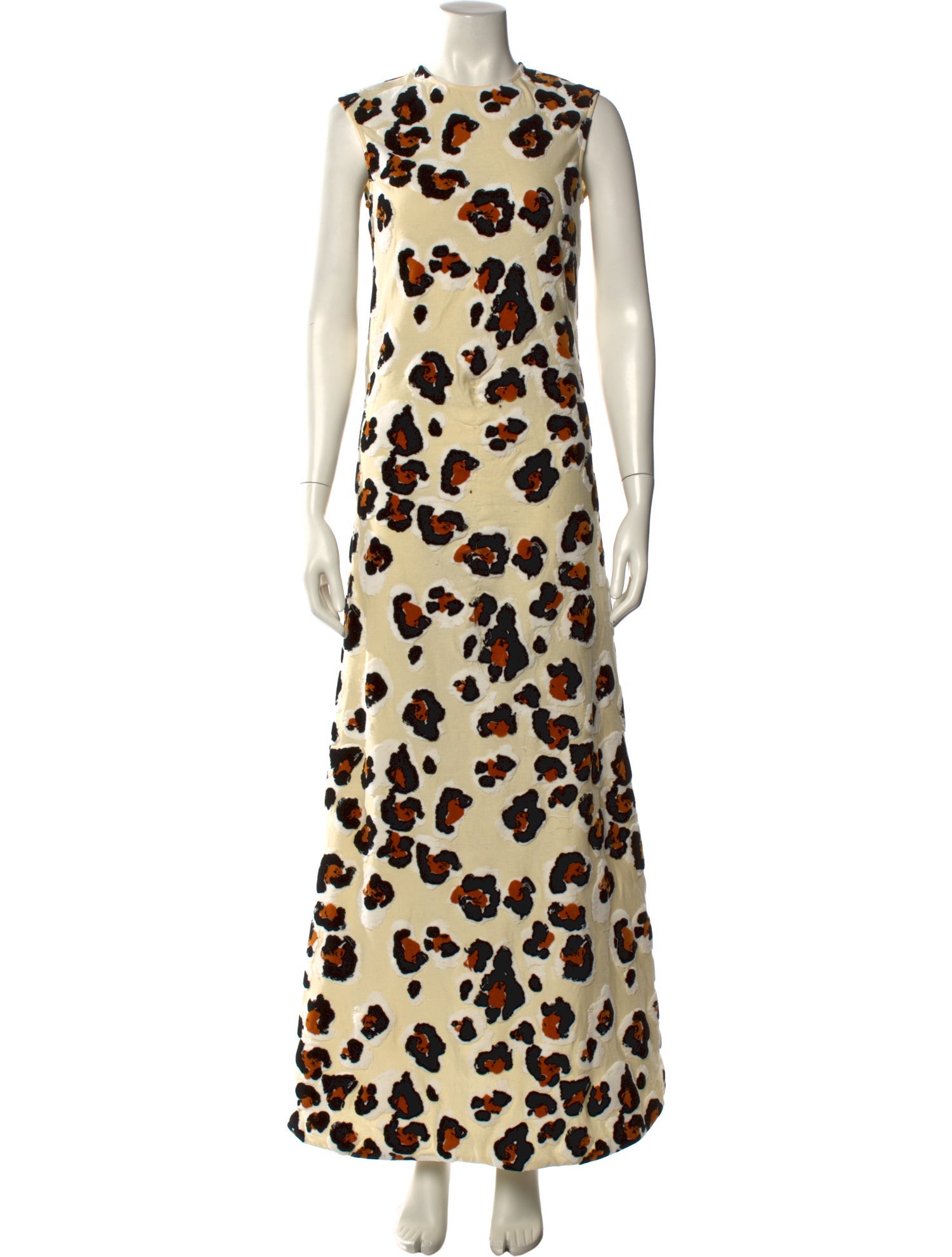 Marni Animal Print Long Dress