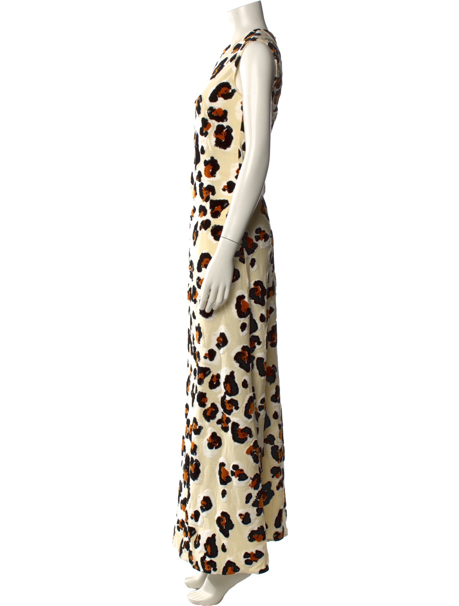 Marni Animal Print Long Dress