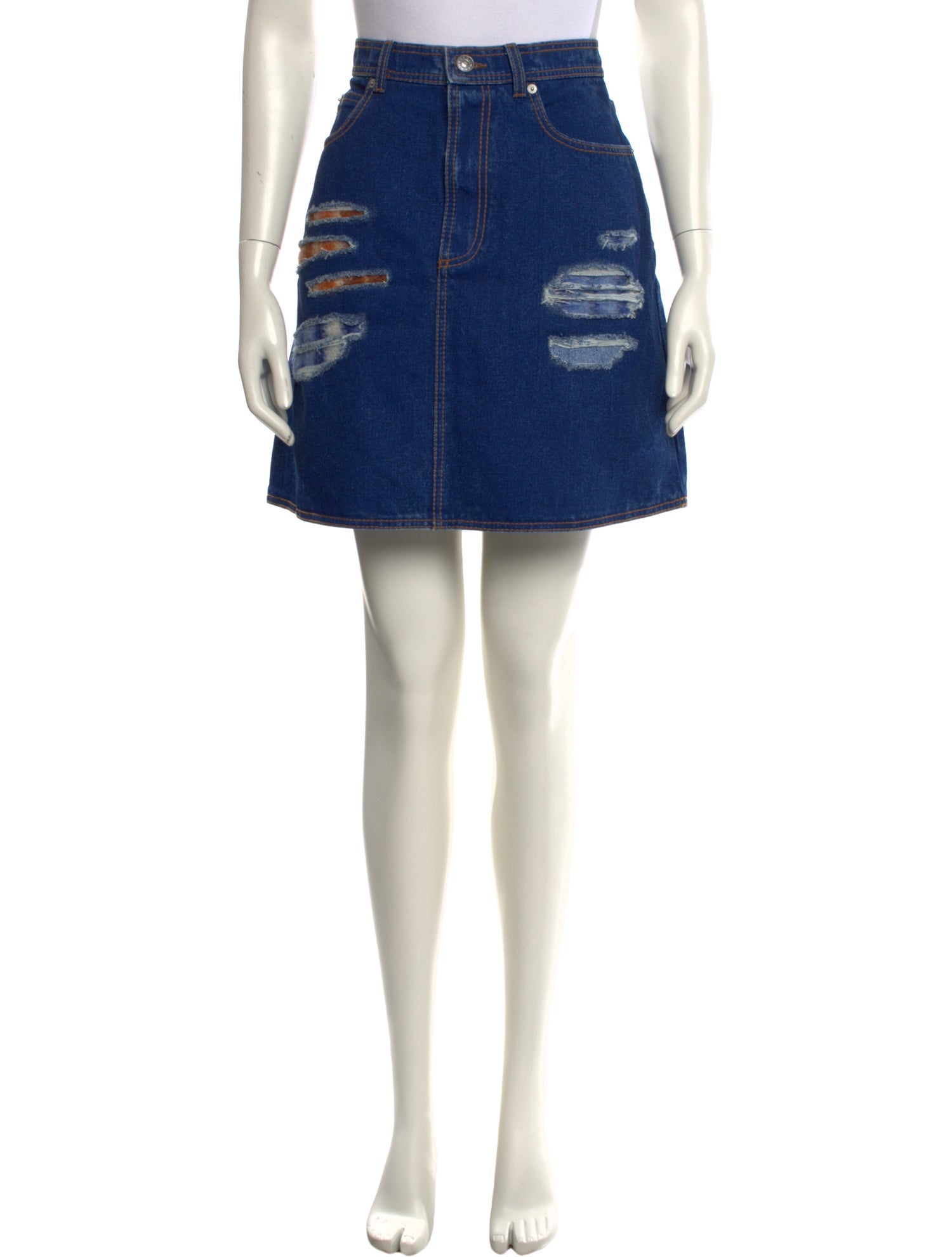 Marni Embroidered Accent Mini Skirt