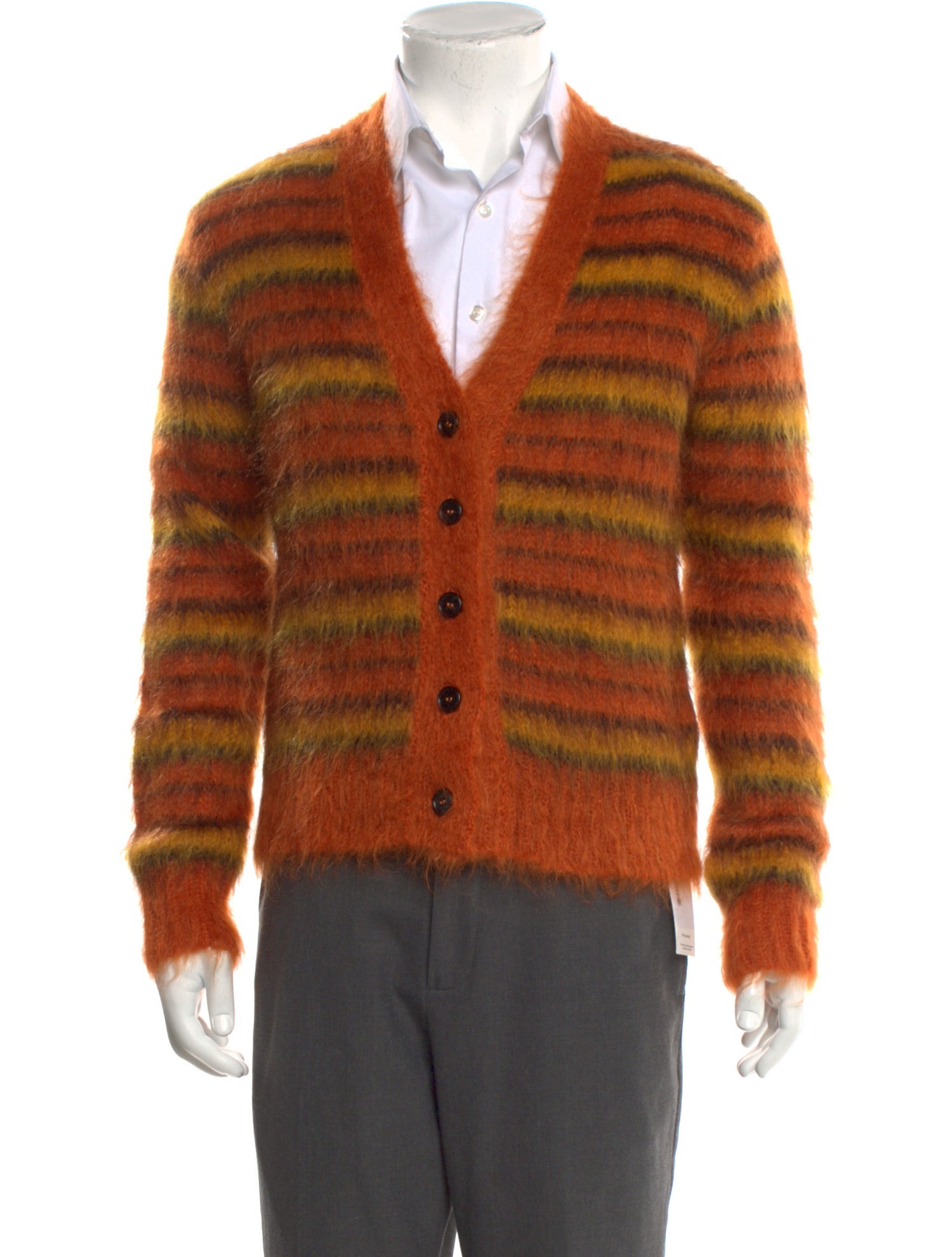 Marni Mohair Striped Cardigan
