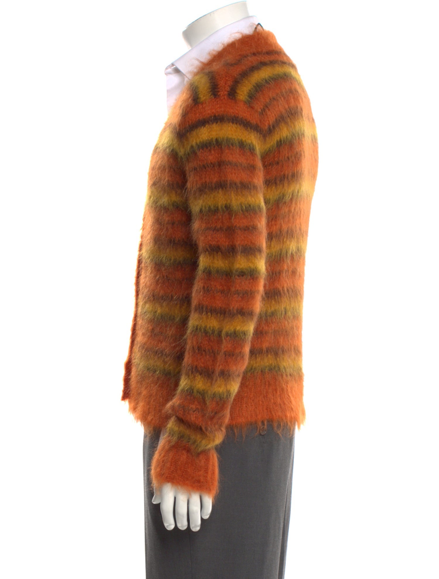 Marni Mohair Striped Cardigan