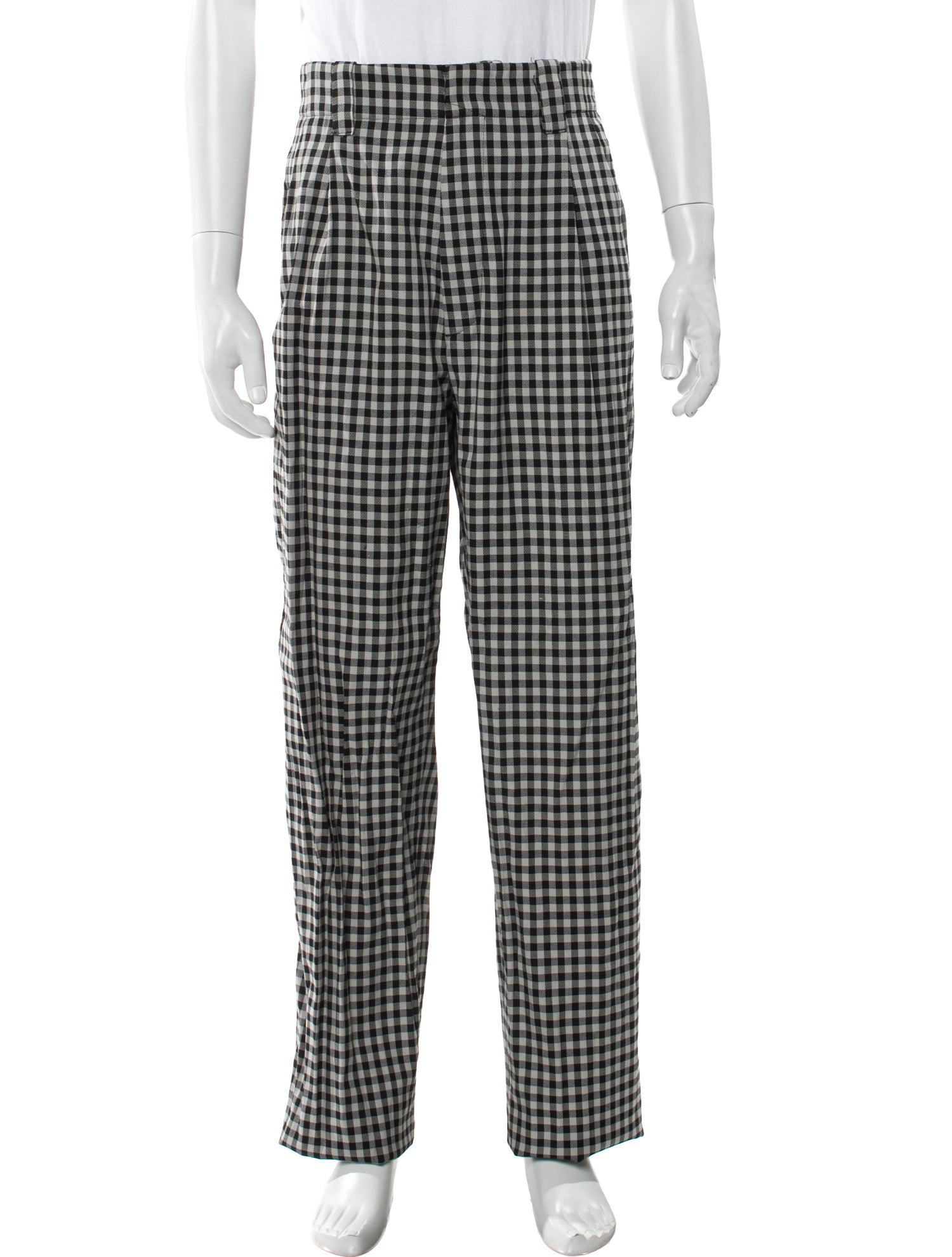Marni Plaid Print Pants