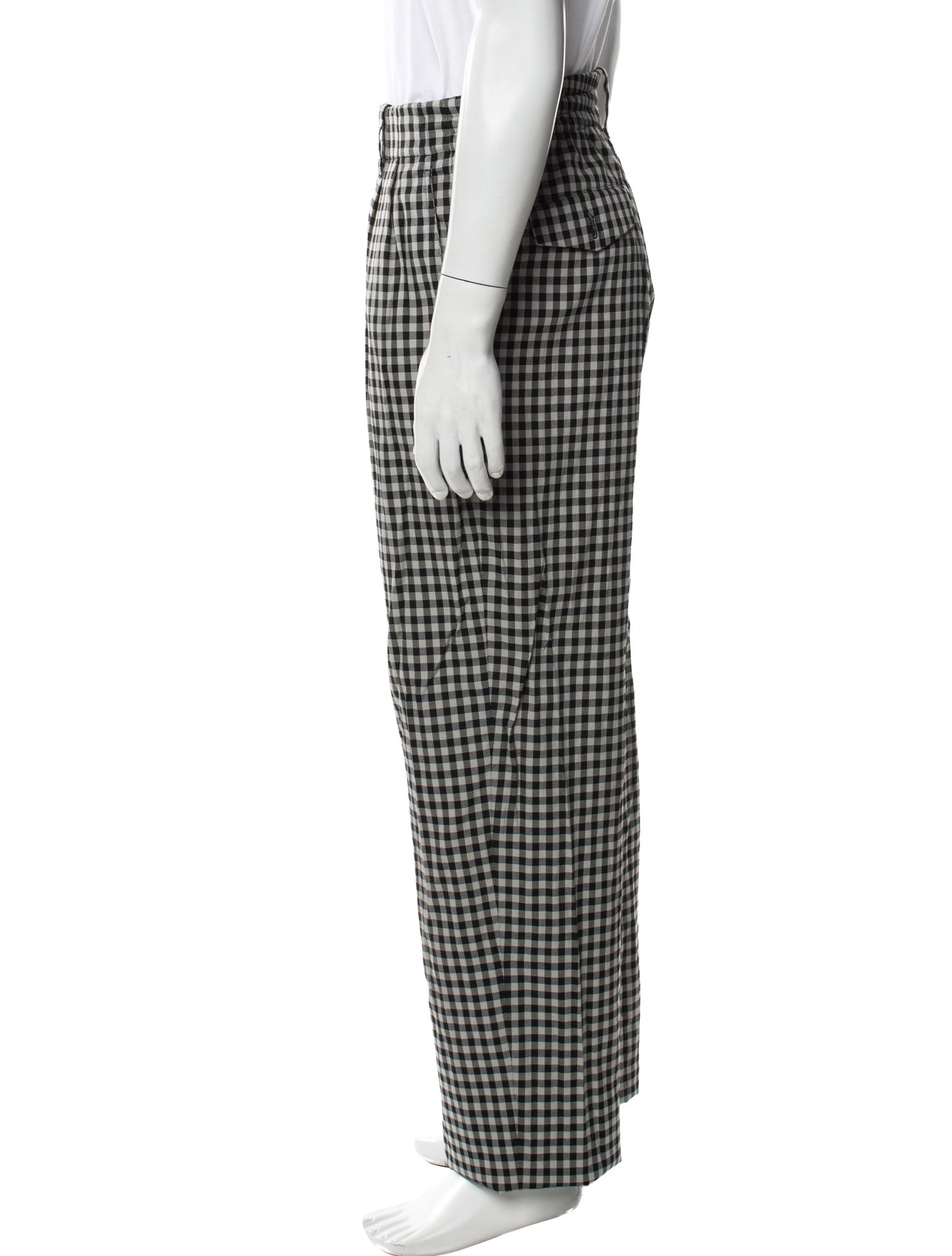 Marni Plaid Print Pants