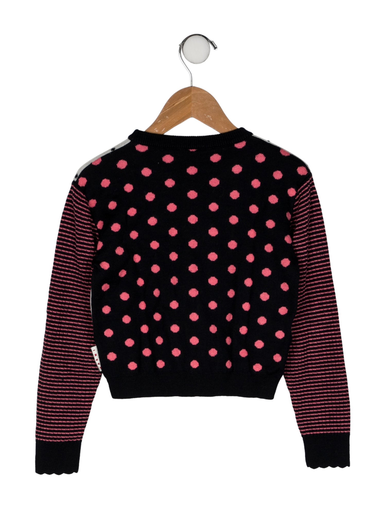 Marni Girls' Pattern Printed Woven Sweater