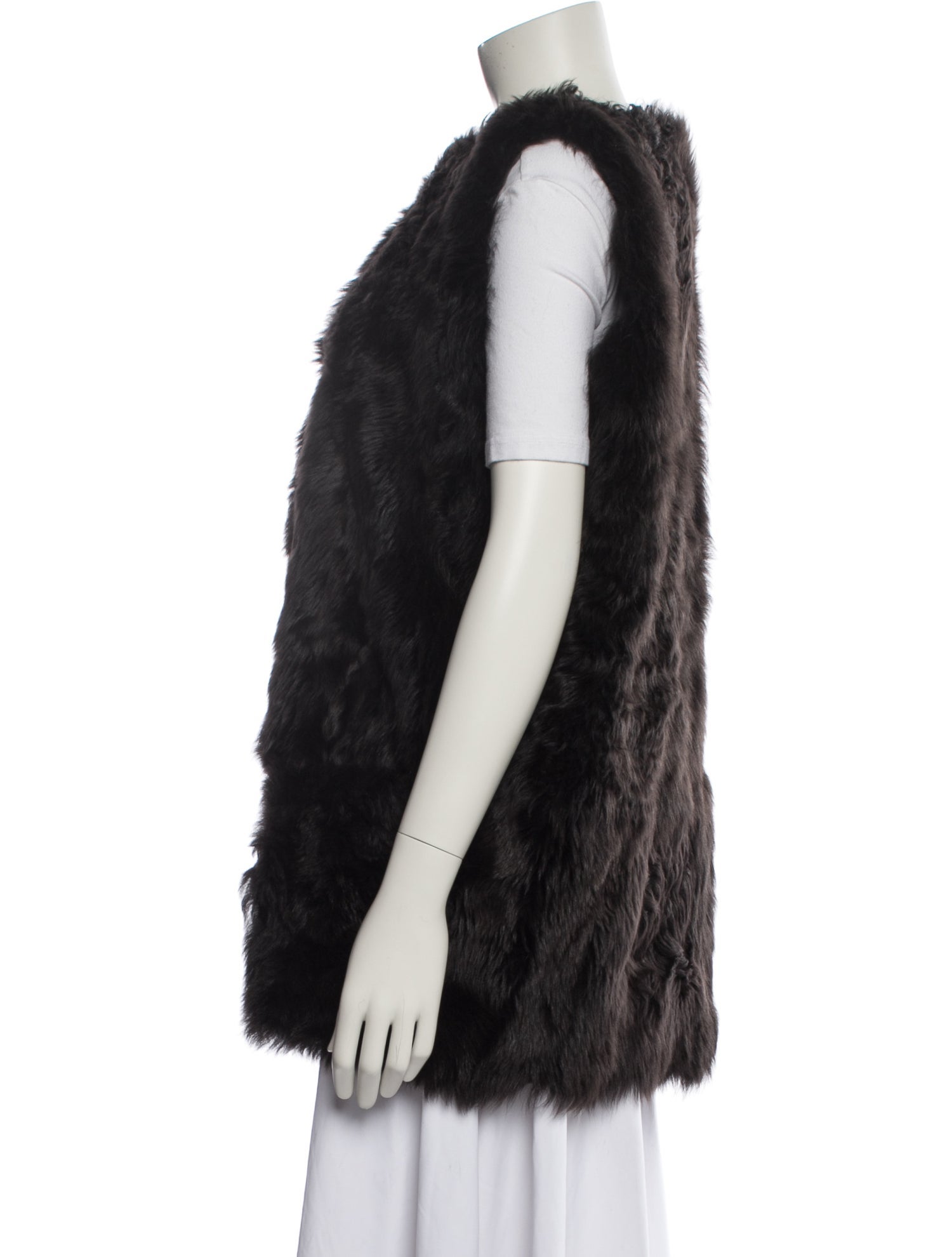 Marni Vintage Shearling Faux Fur Vest