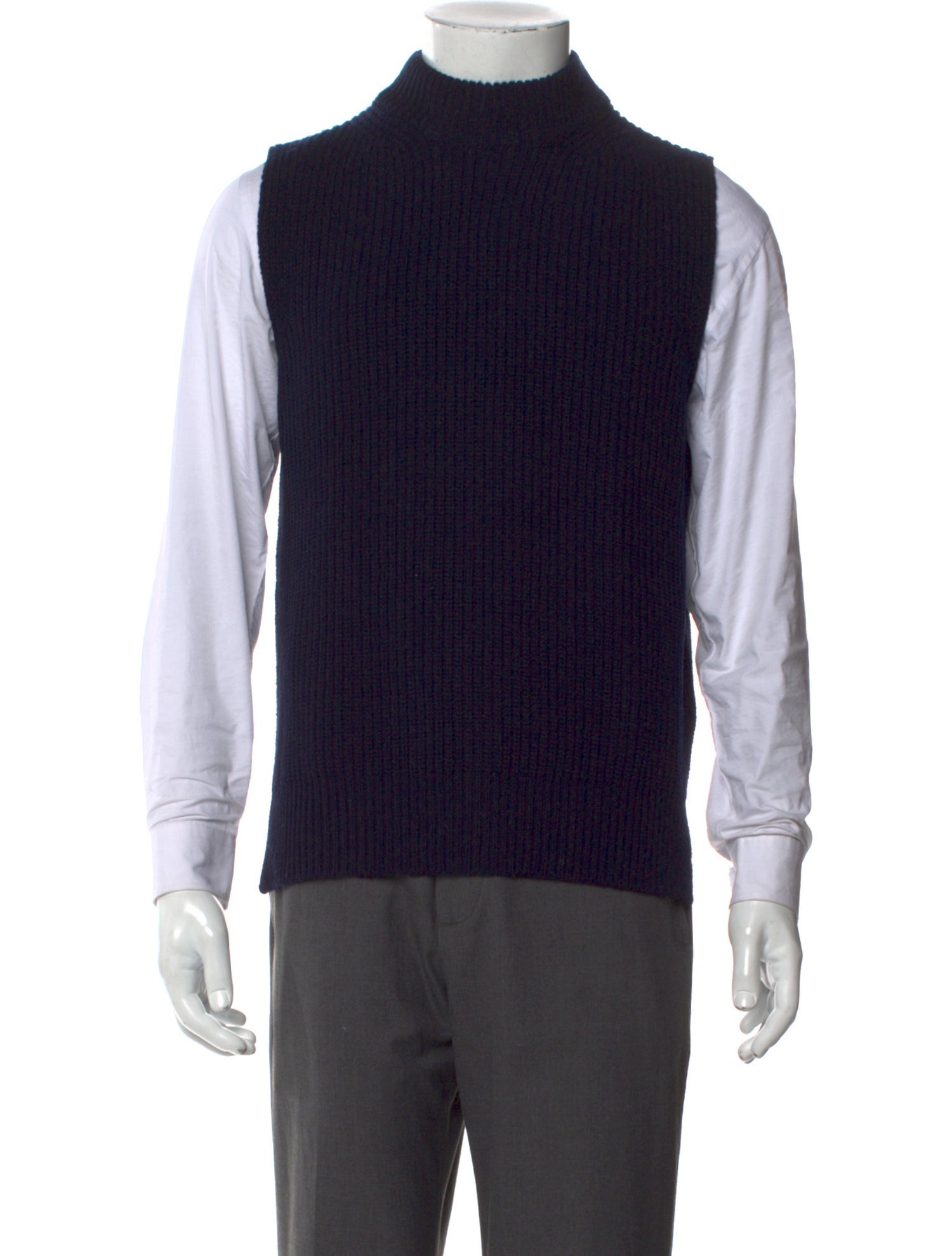 Marni Virgin Wool Turtleneck Sweater Vest