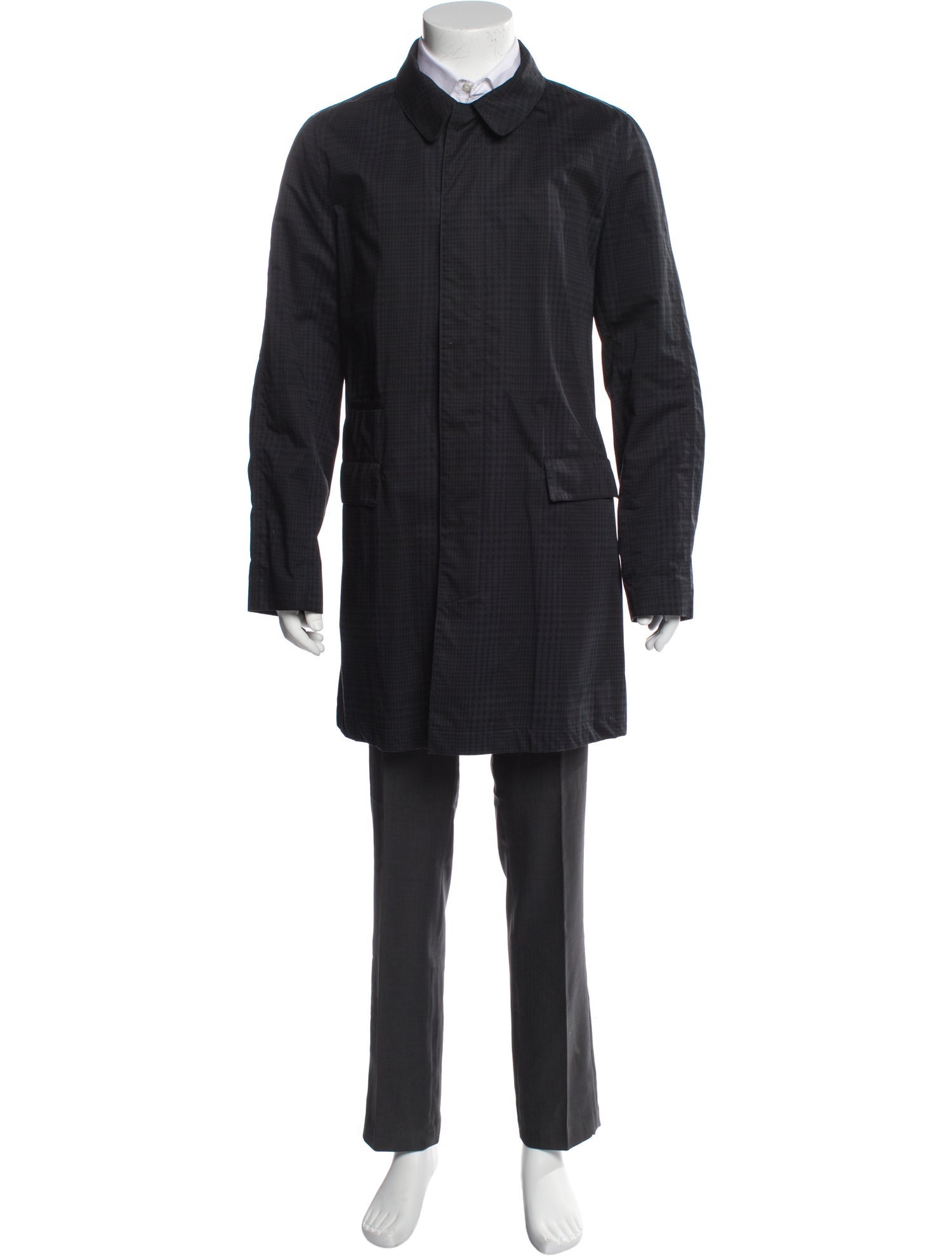 Marni Plaid Print Coat