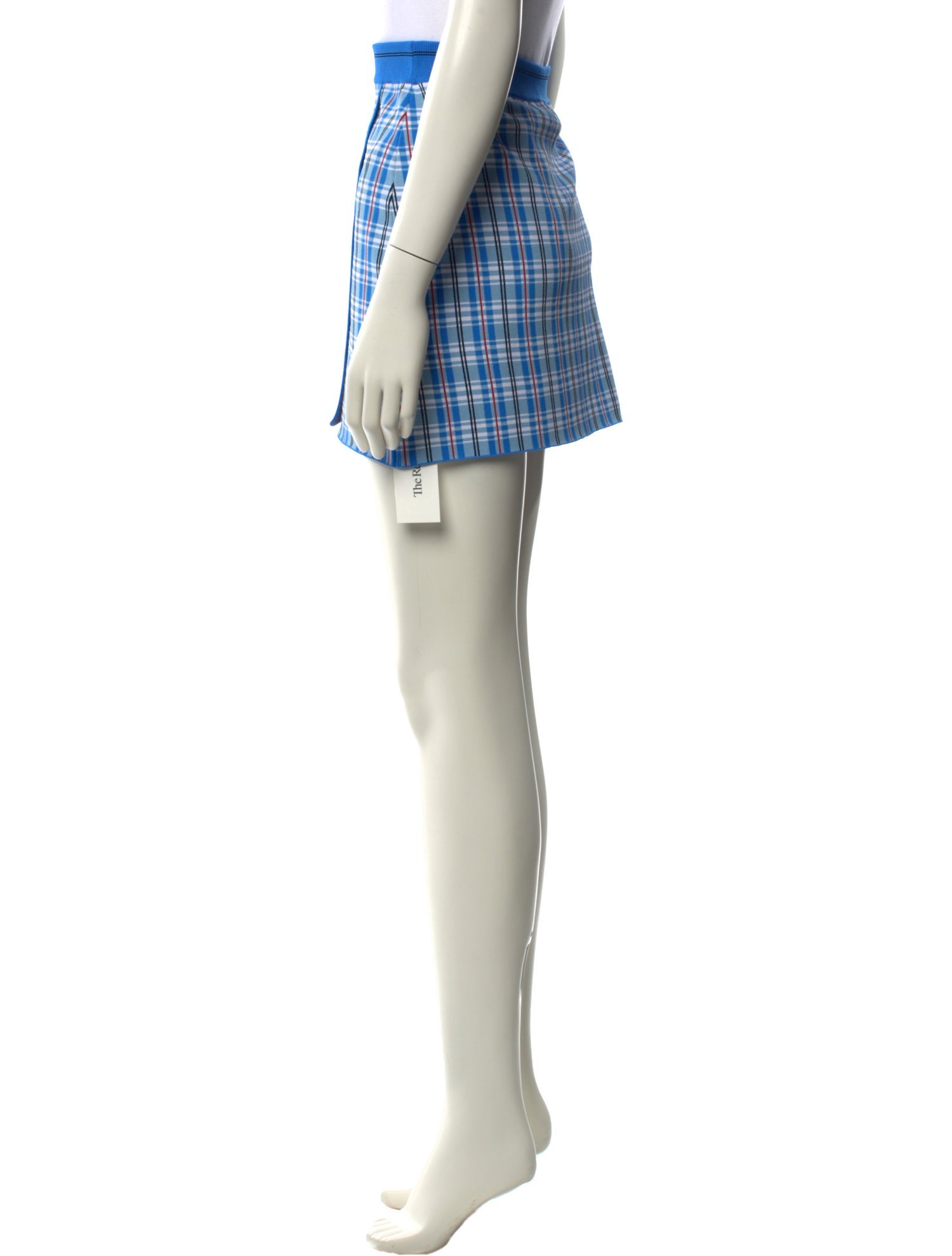 Marni Plaid Print Mini Skirt