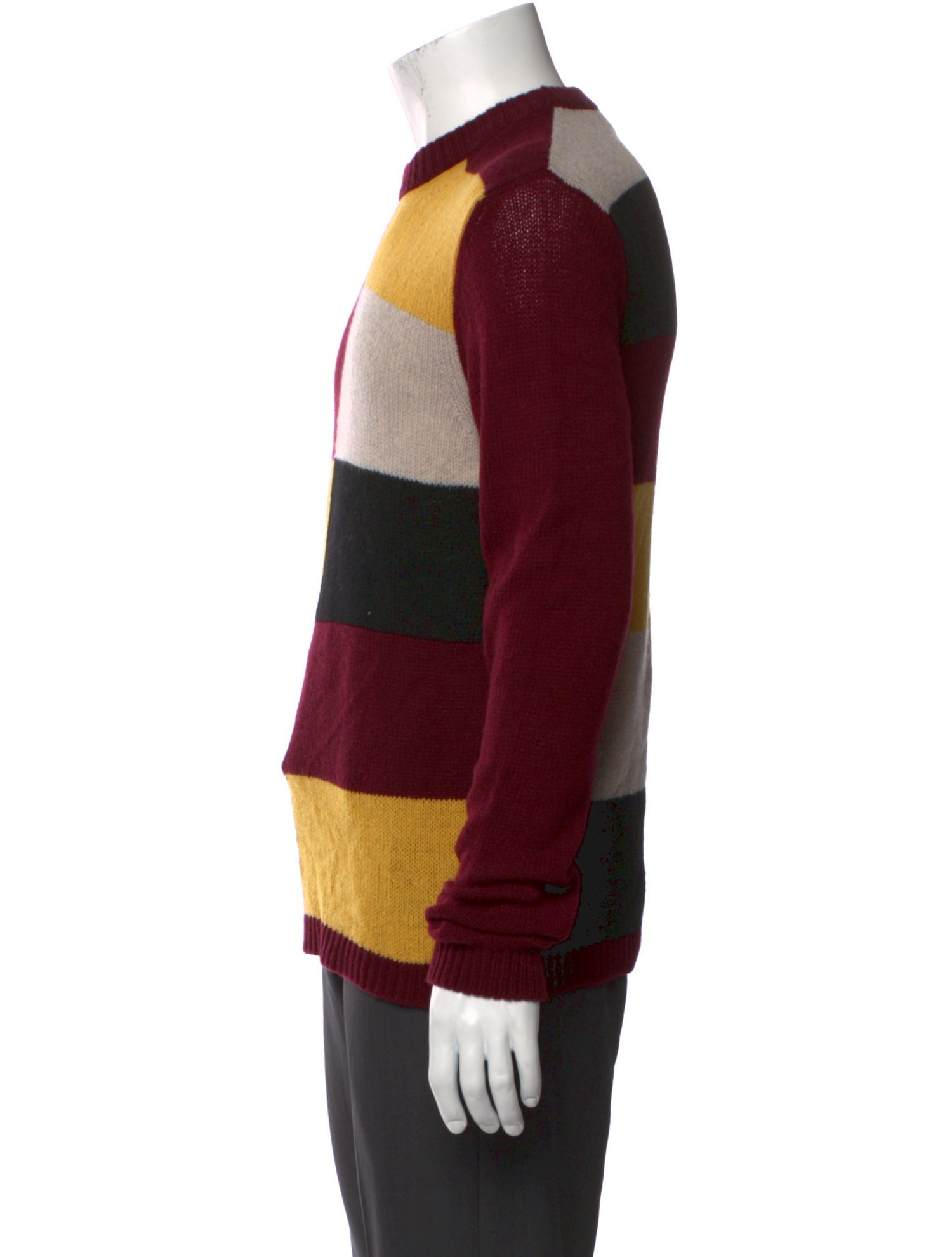Marni Cashmere Colorblock Pattern Pullover