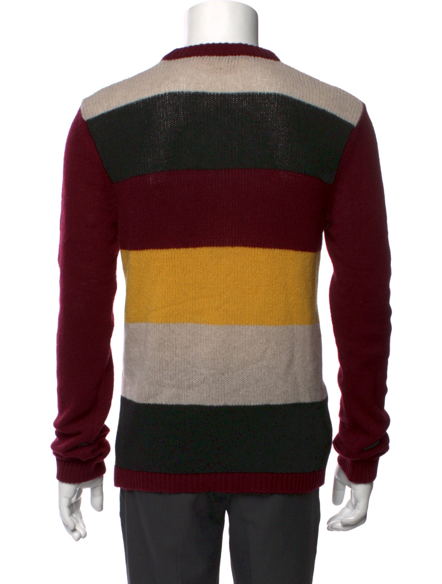 Cashmere Colorblock Pattern Pullover