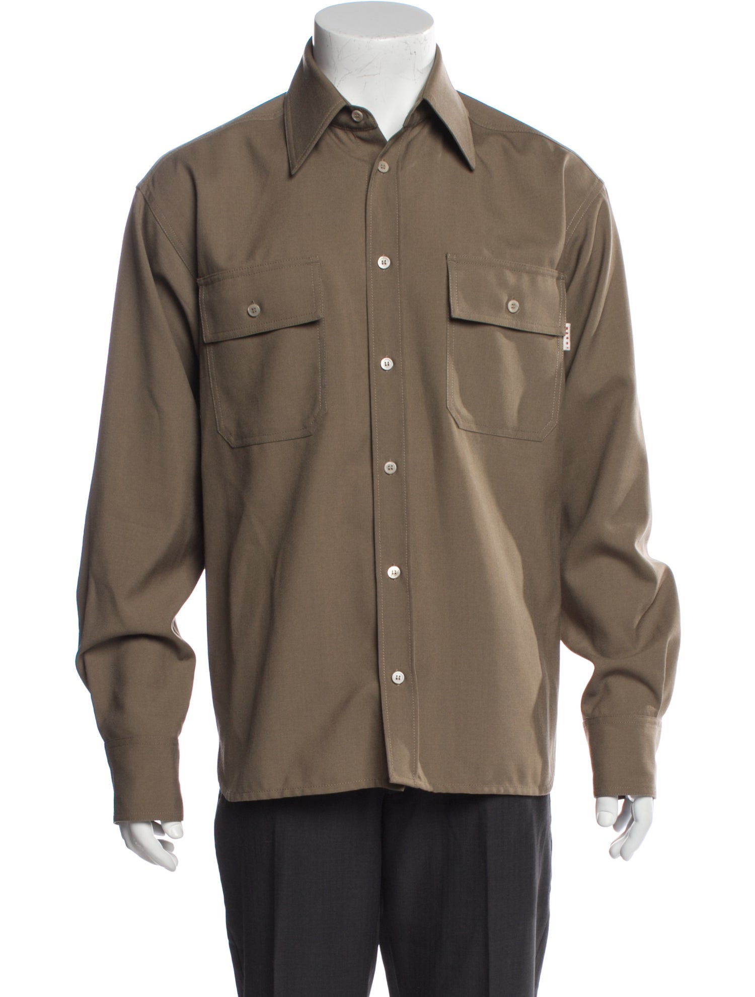 Marni Wool Long Sleeve Shirt