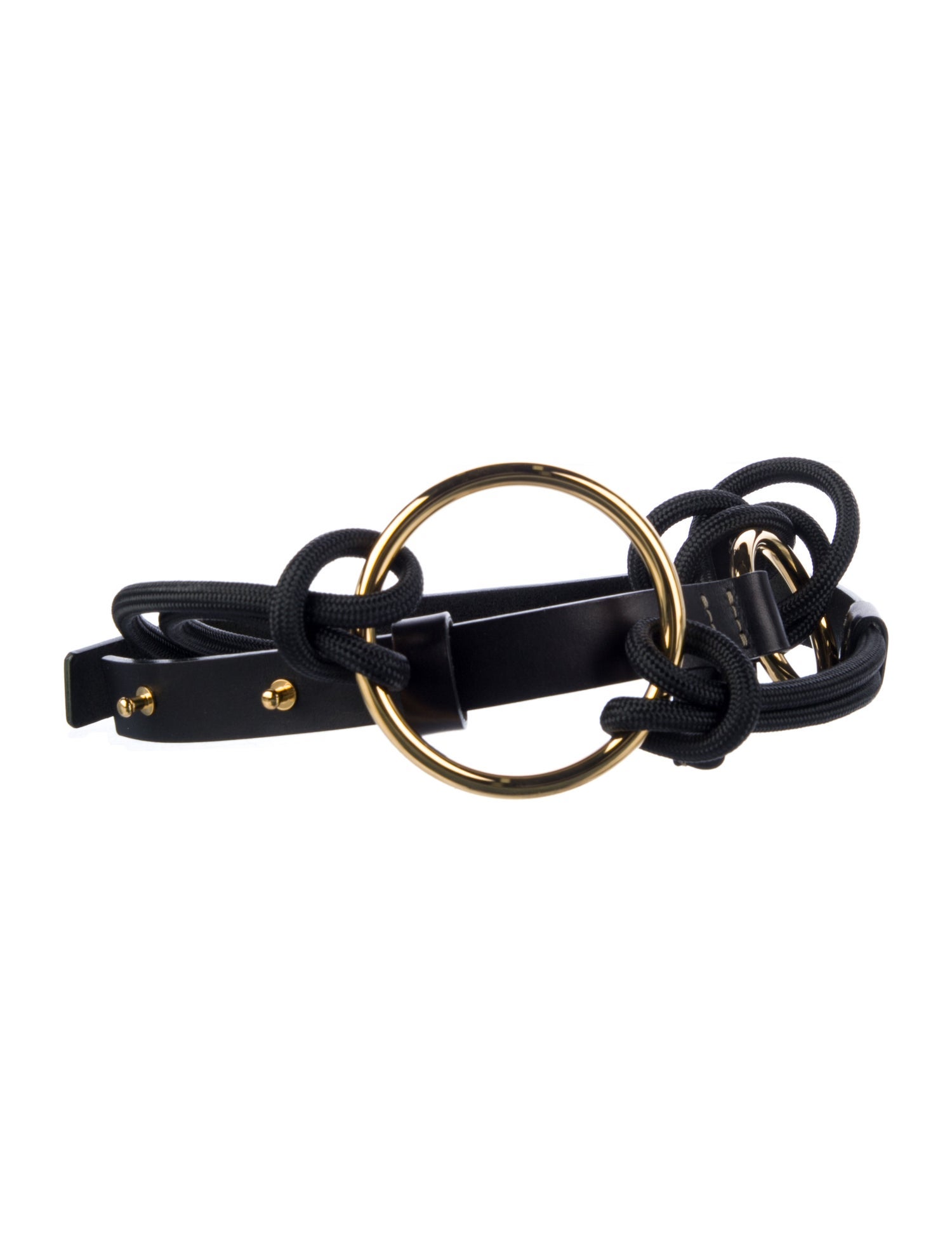 Marni Wide Leather Waist Belt