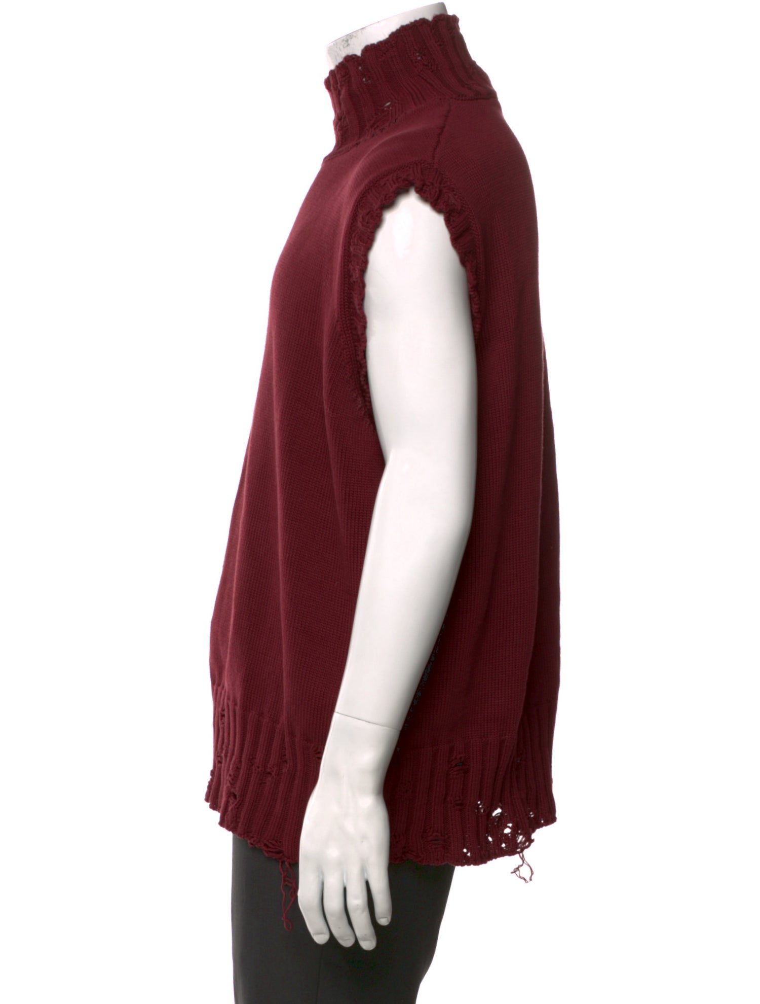 Marni Mock Neck Sleeveless Sweater Vest