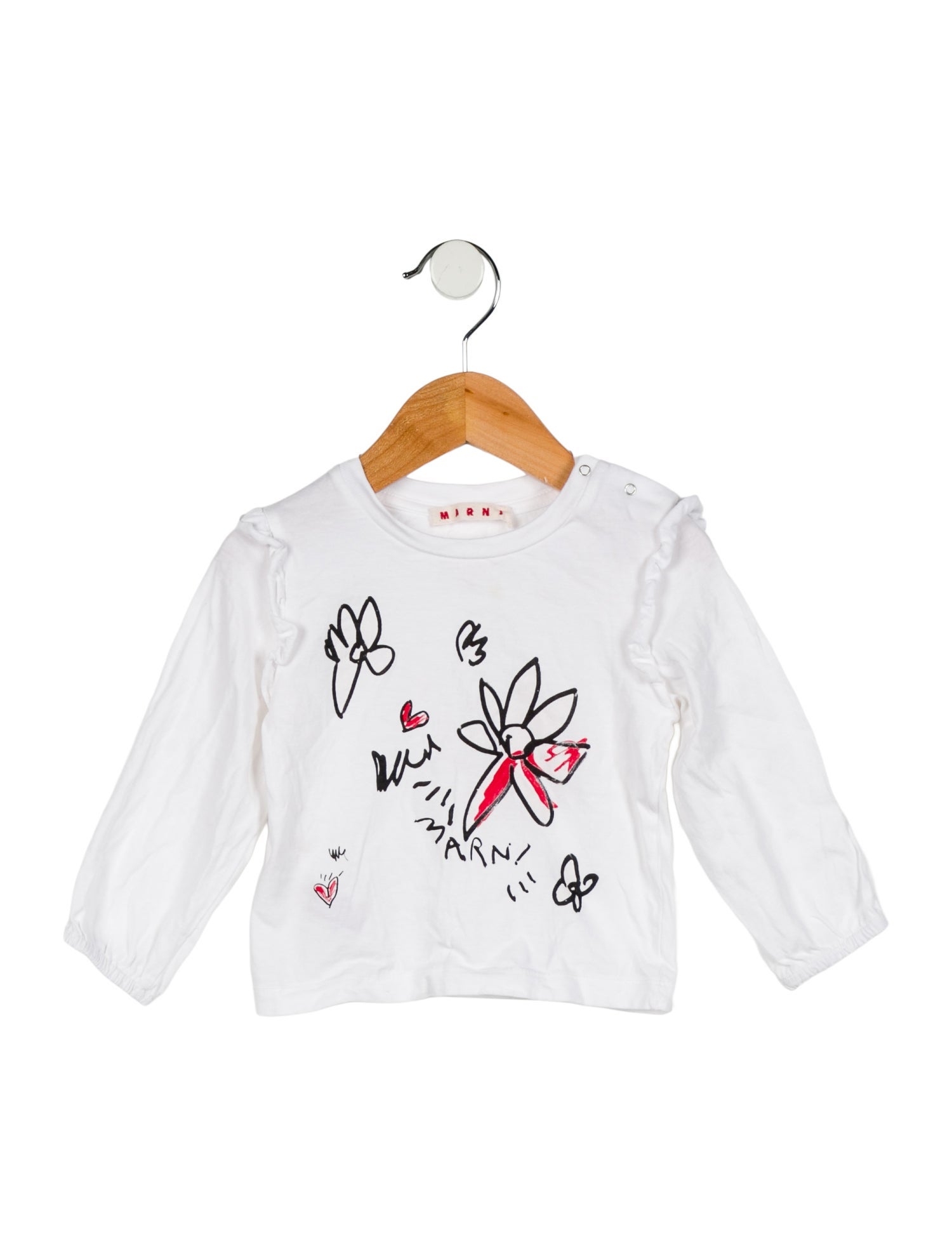 Marni Toddler Girls' Floral Graphic Top