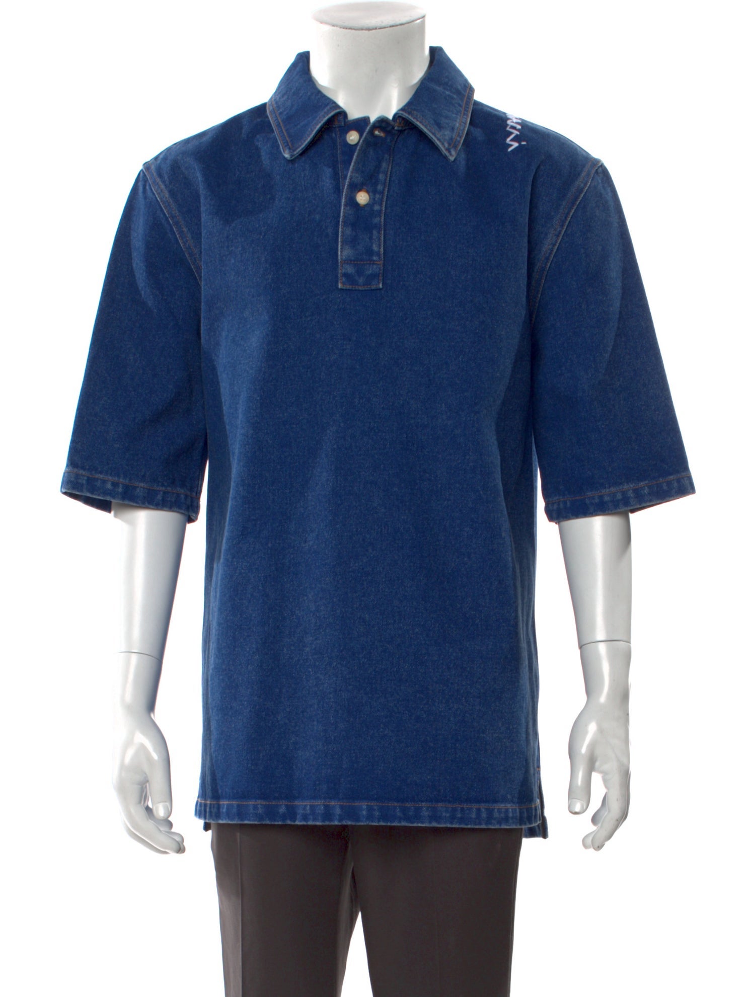 Marni Collar Short Sleeve Polo Shirt