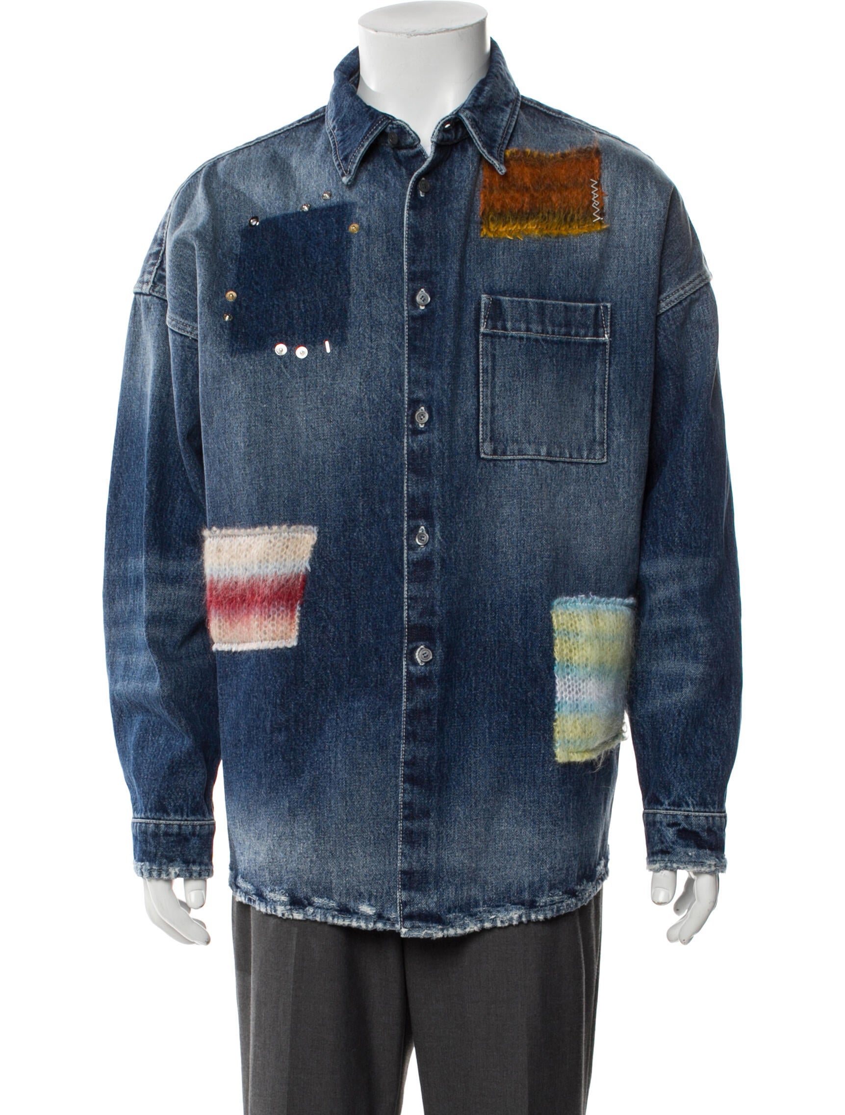 Marni Printed Denim Jacket w/ Tags